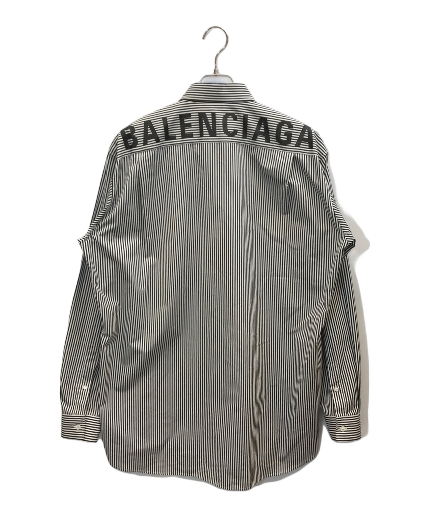 [Pre-owned] BALENCIAGA Striped BD shirt 556878