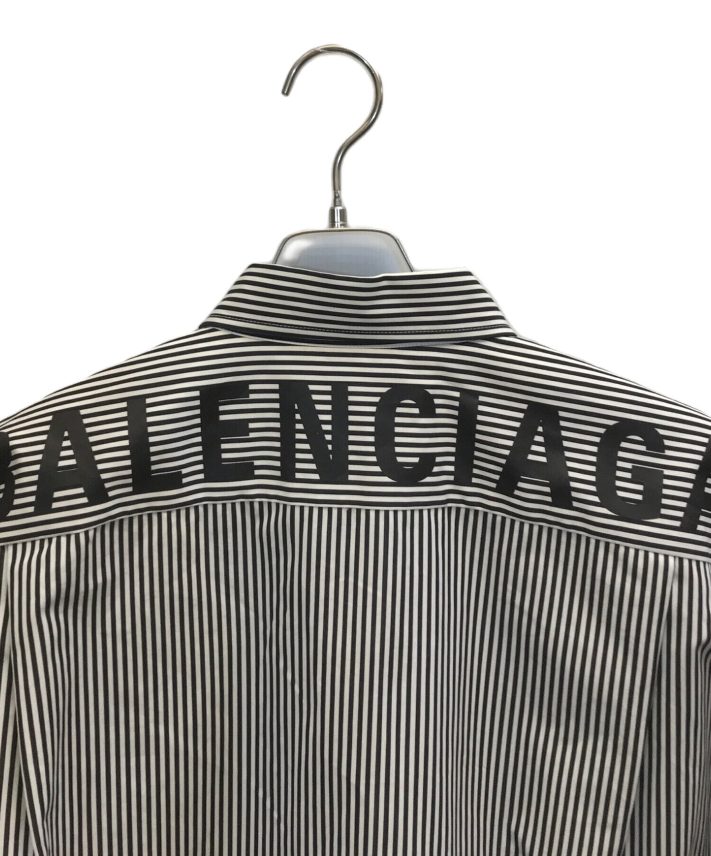 [Pre-owned] BALENCIAGA Striped BD shirt 556878