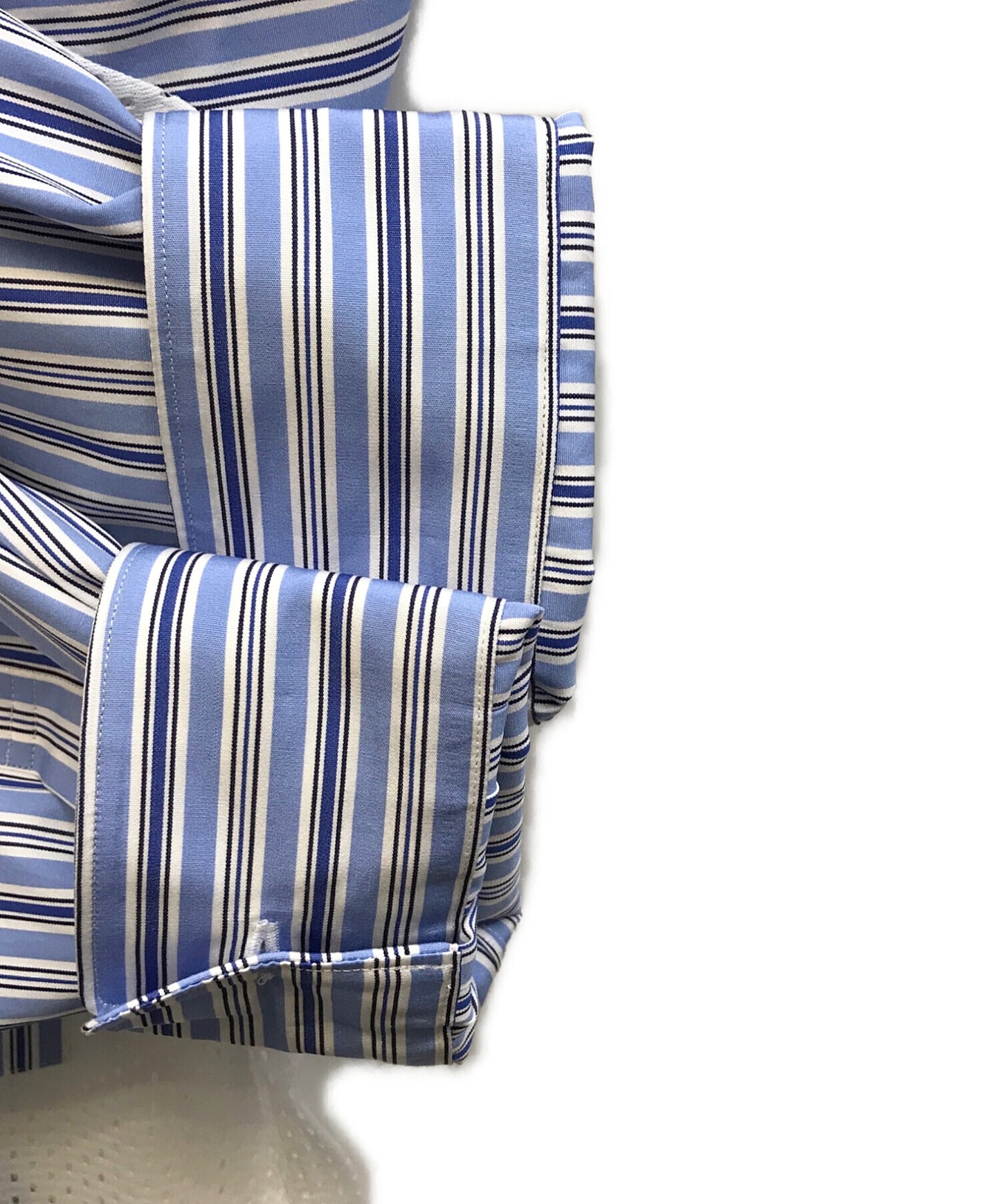 [Pre-owned] COMME des GARCONS HOMME DEUX Stripe Shirt with Mesh Switching DO-B025