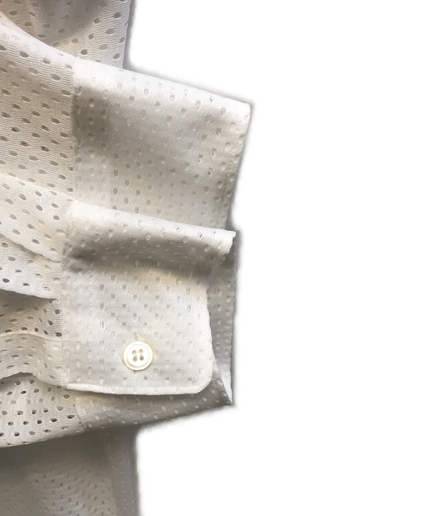 [Pre-owned] COMME des GARCONS HOMME DEUX mesh-switched shirt DO-B026