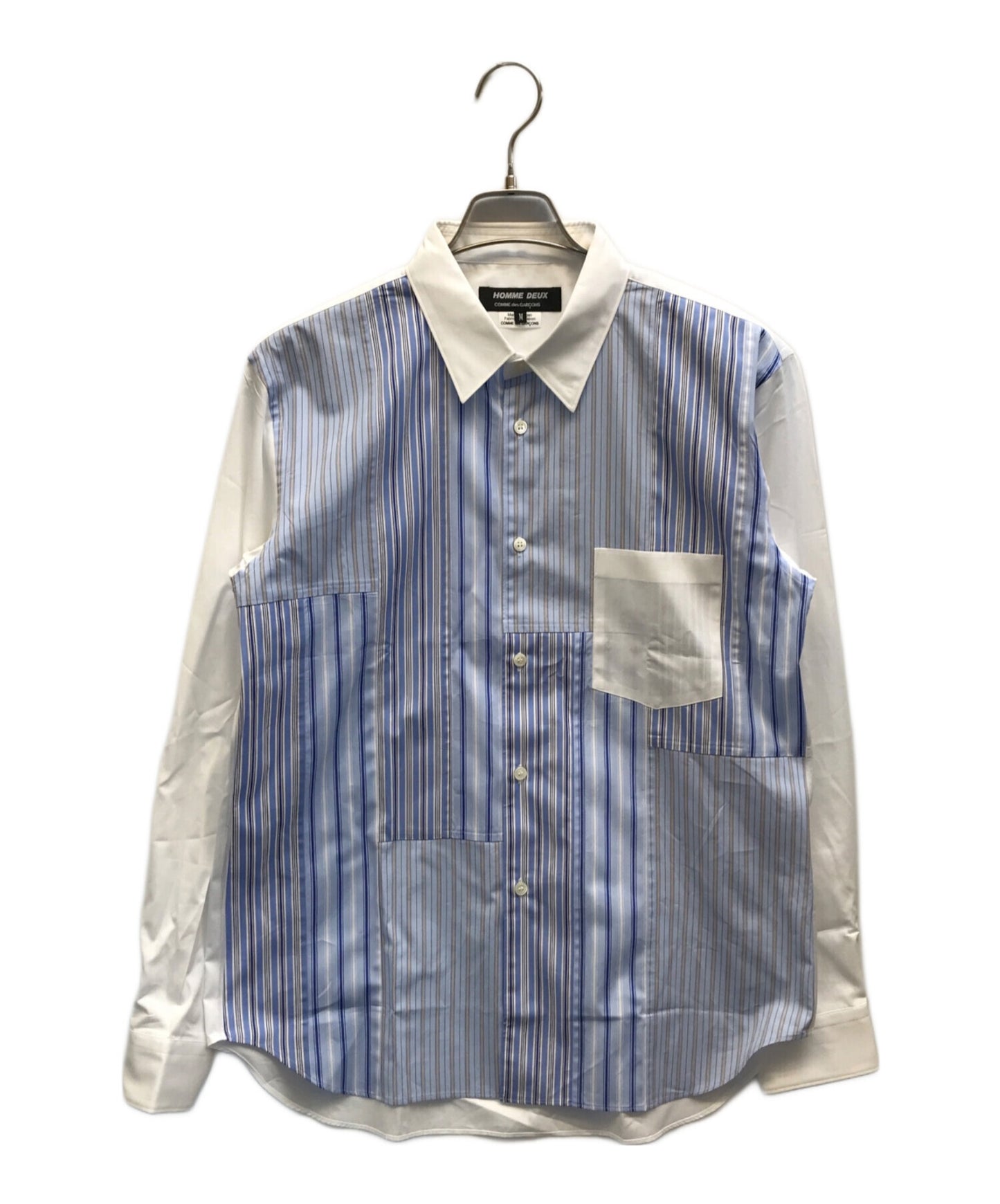 [Pre-owned] COMME des GARCONS HOMME DEUX Stripe Switched Long-Sleeved Shirt DO-B028