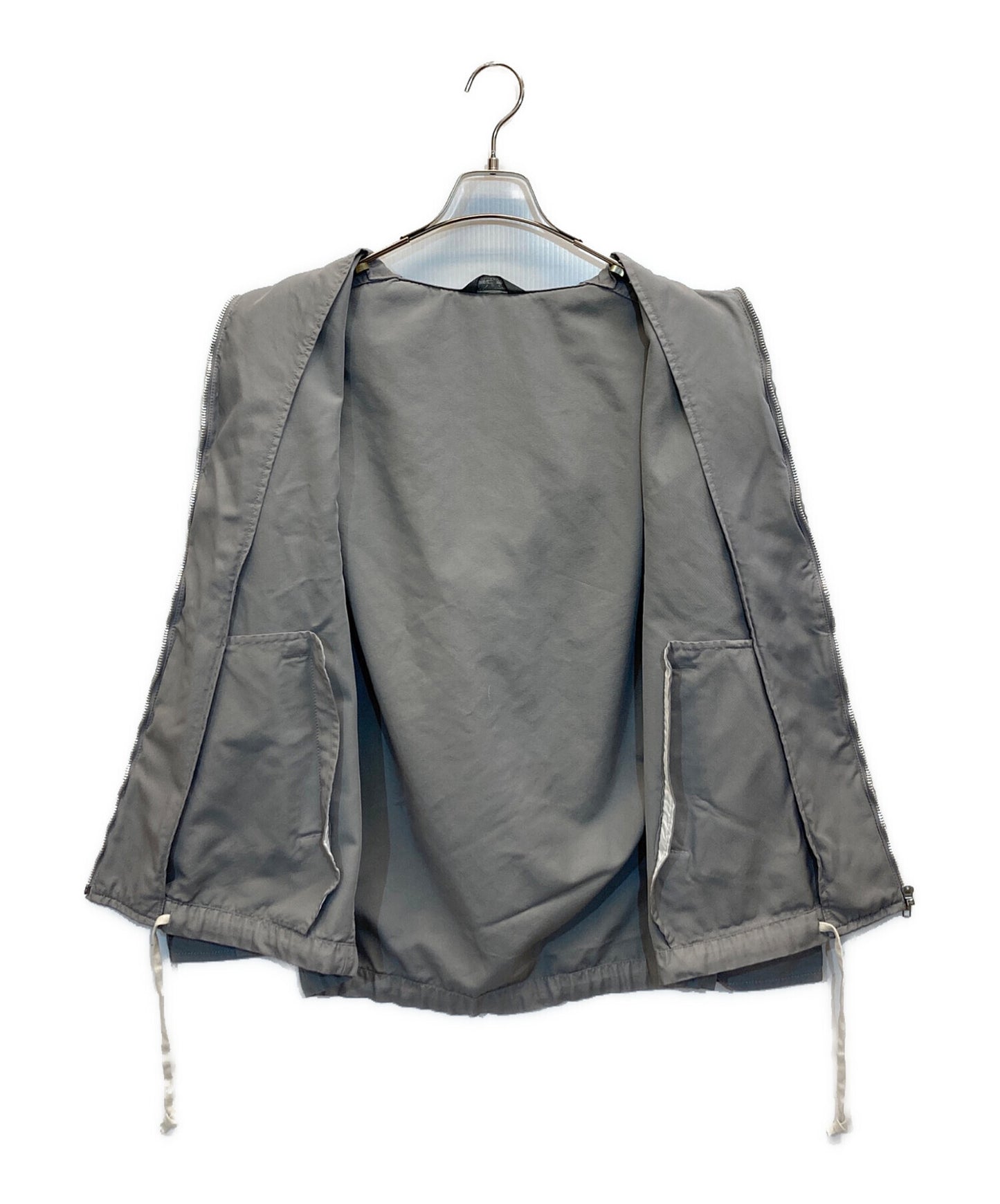 [Pre-owned] COMME des GARCONS HOMME DEUX 25SS Poly shrink zip-up hoodie DO-J050