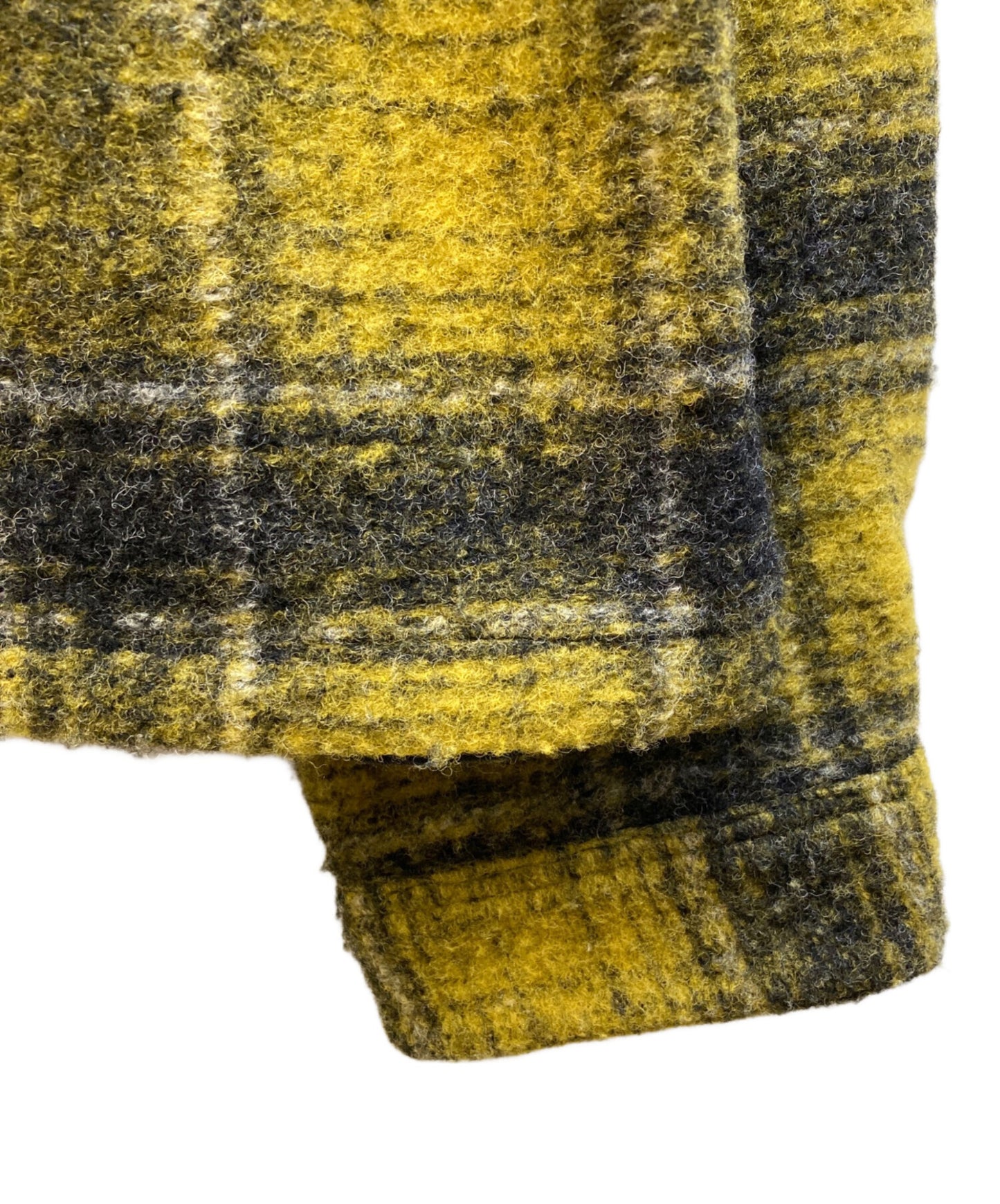 [Pre-owned] stussy Wool Plaid Zip Shirt 1110297