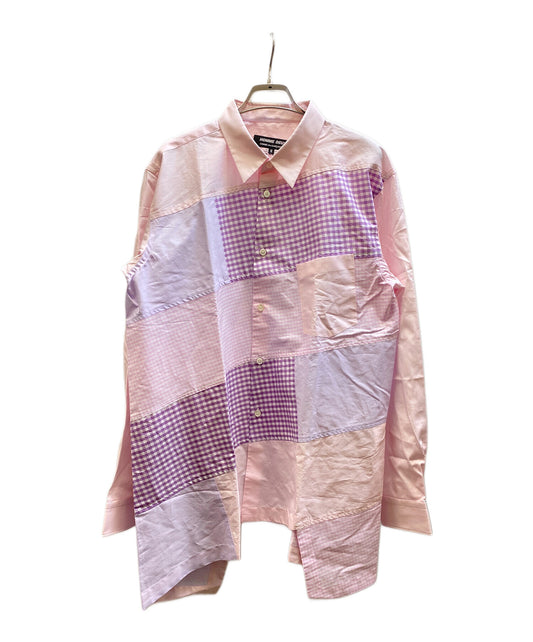 [Pre-owned] COMME des GARCONS HOMME DEUX patchwork plaid shirt DP-B043