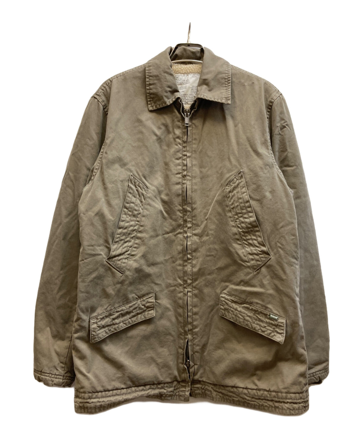 [Pre-owned] stussy Military Coat with Fleece Lining