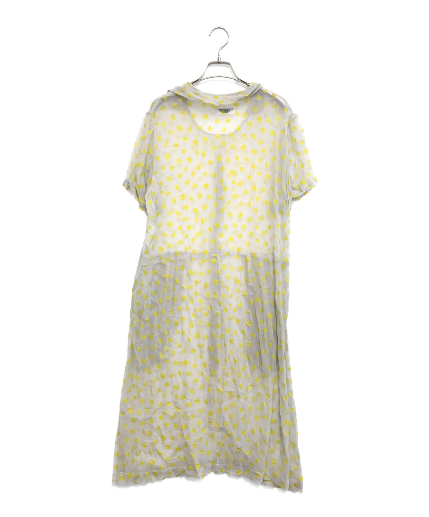 [Pre-owned] ROBE DE CHAMBRE COMME DES GARCONS Sheer Floral Pattern Dress RO-100120