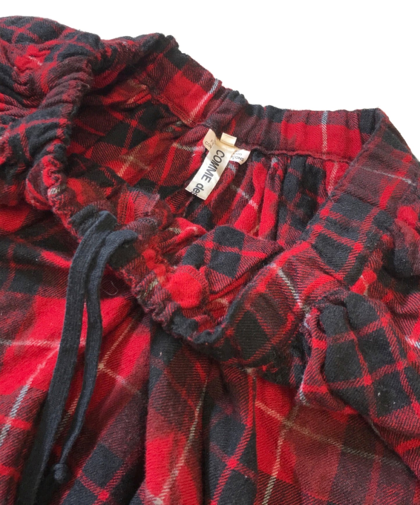 [Pre-owned] COMME des GARCONS Tartan plaid sarouel pants GD-P032