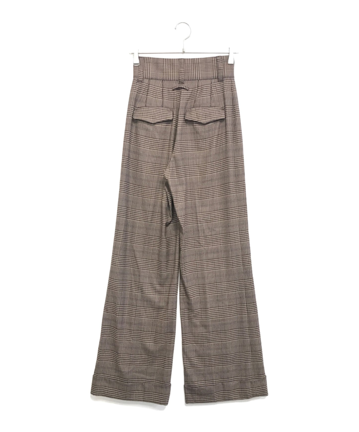 [Pre-owned] Jean Paul GAULTIER High Waist Check Wide Pants