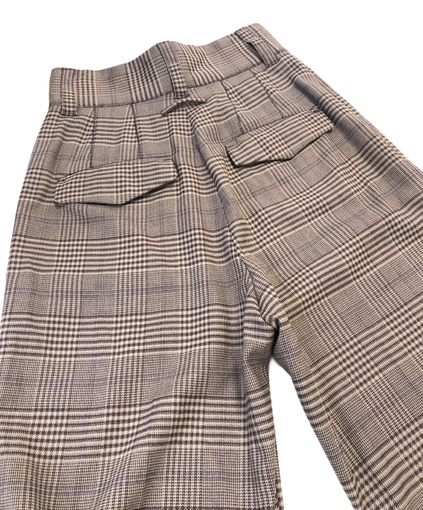 [Pre-owned] Jean Paul GAULTIER High Waist Check Wide Pants