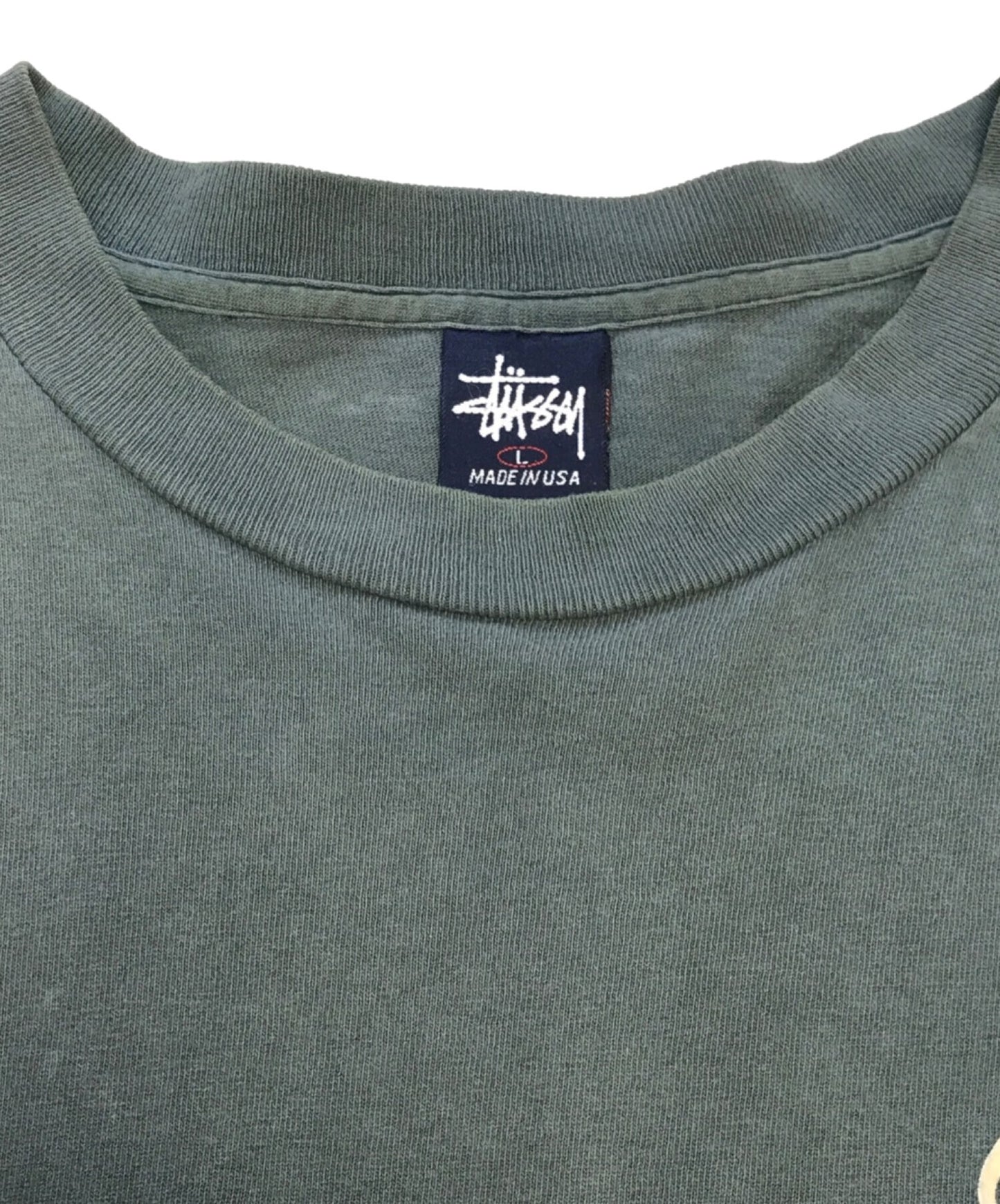 [Pre-owned] stussy Flocky Print T-shirt