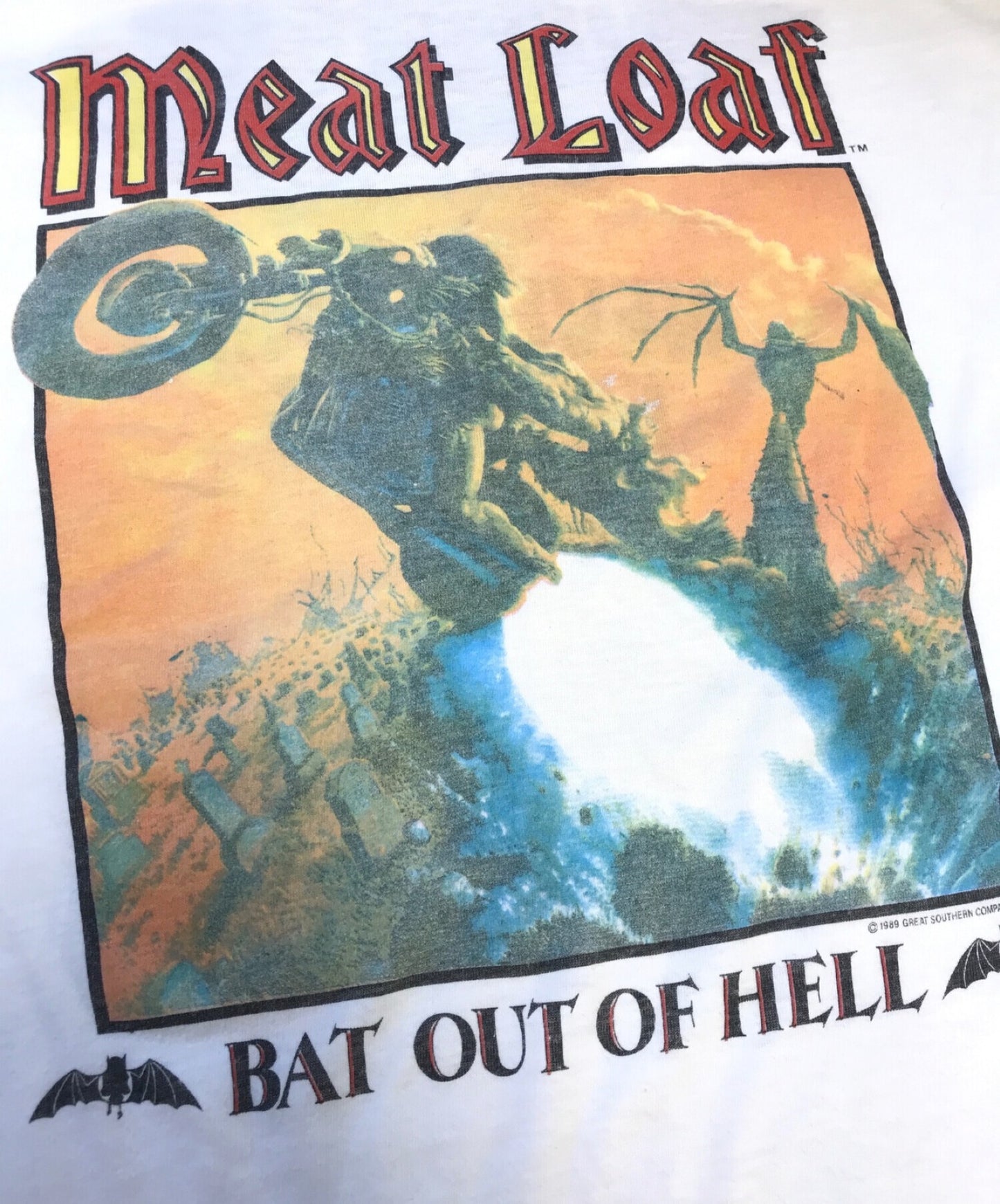 [Pre-owned] Band T-shirts 80s meat loaf band T-shirt