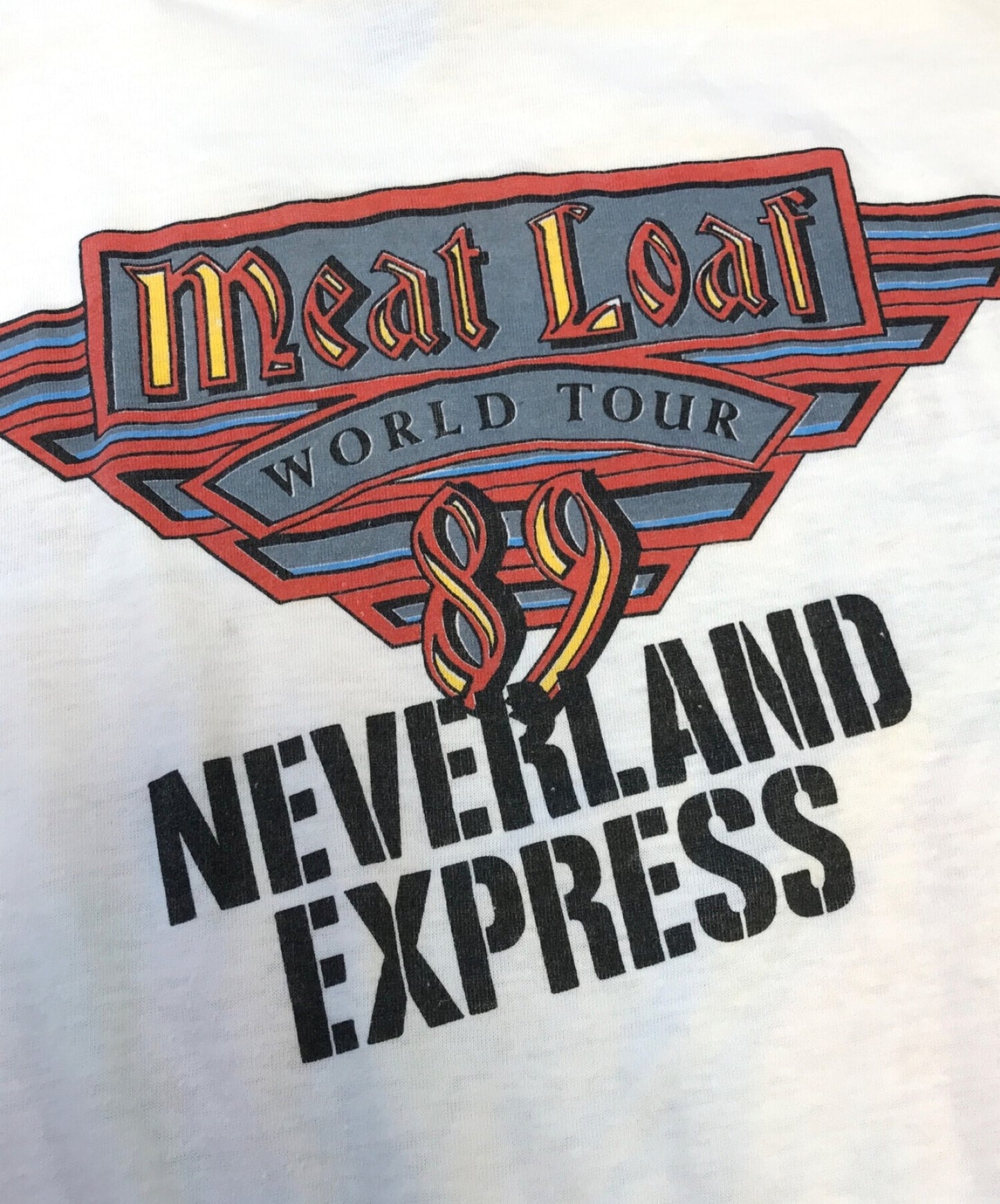 [Pre-owned] Band T-shirts 80s meat loaf band T-shirt