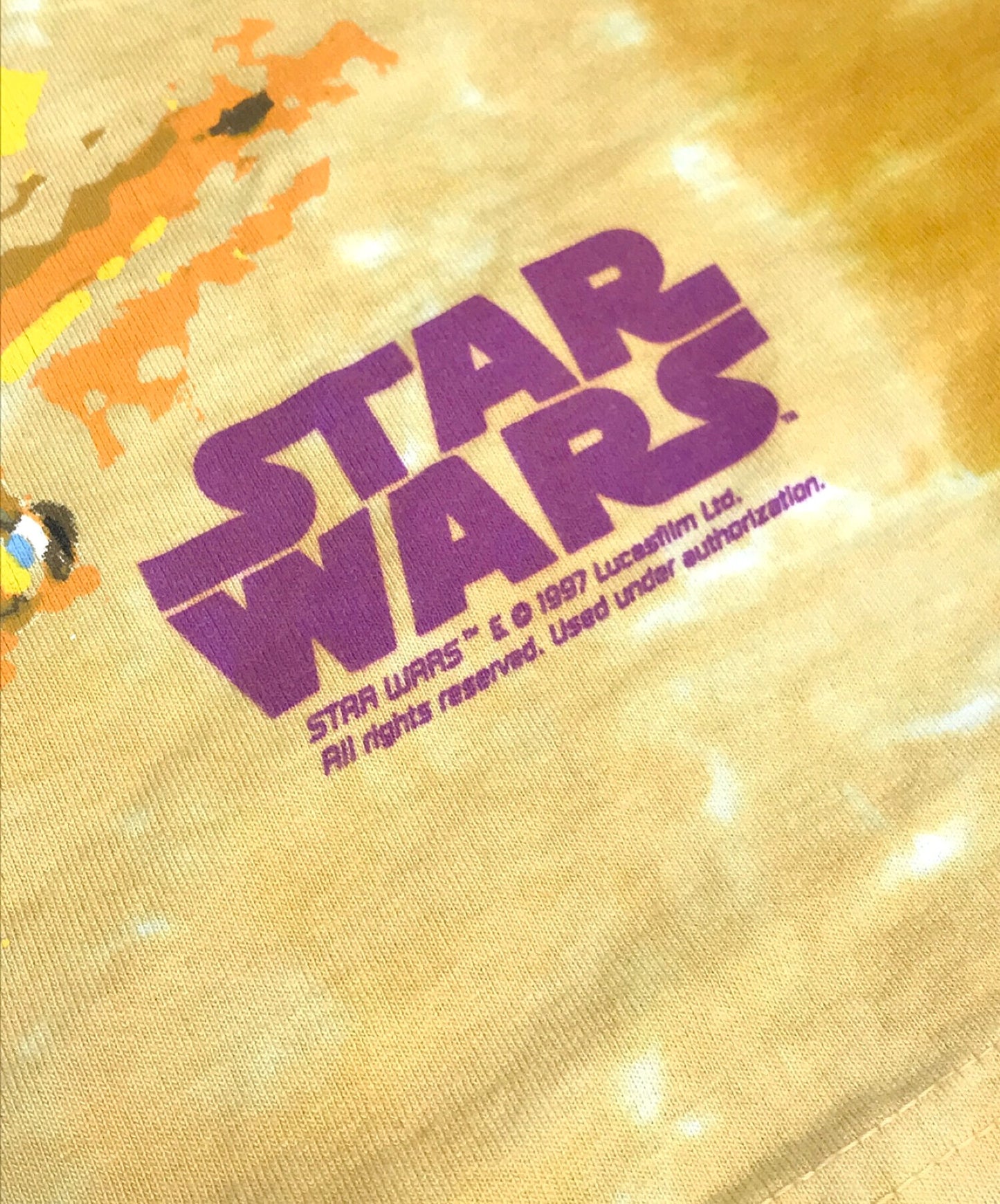 [Pre-owned] Movie T-shirts 90s LIQUID BLUE STAR WARS Movie T-Shirt