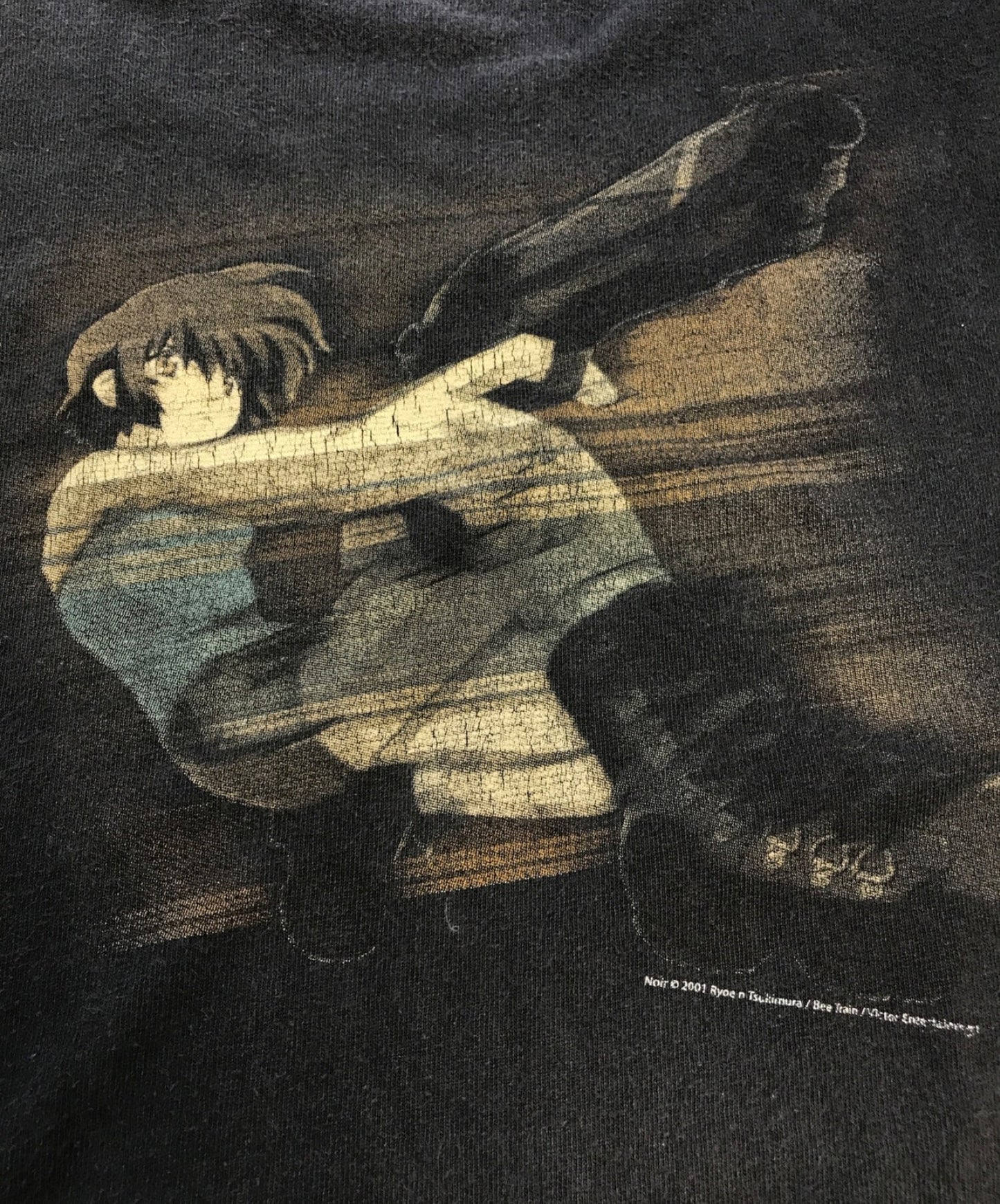 [Pre-owned] Animated T-shirts 00s GILDAN NOIR T-shirt