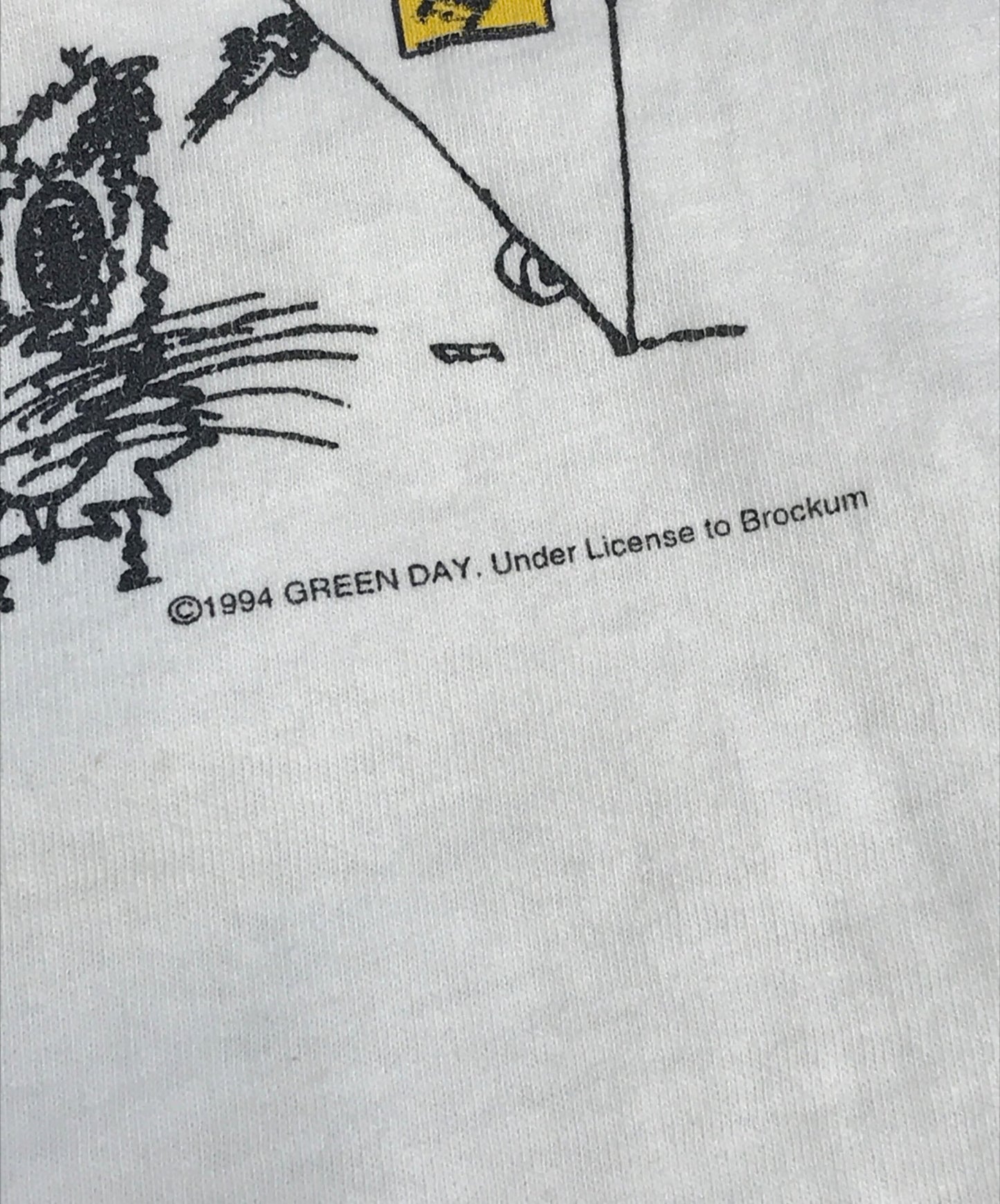 [Pre-owned] band T-shirt 90s Green Day band T-shirt