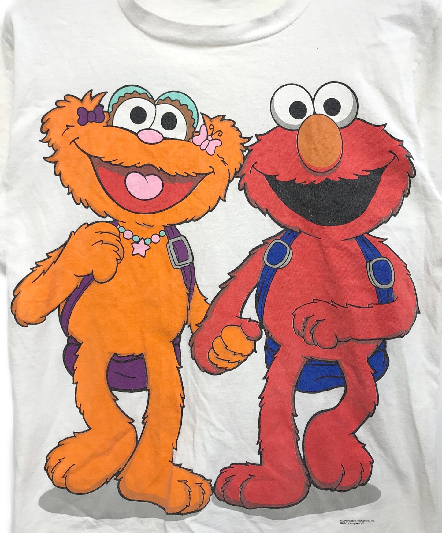 [Pre-owned] Character T-shirts 90s Sesame Street T-shirt