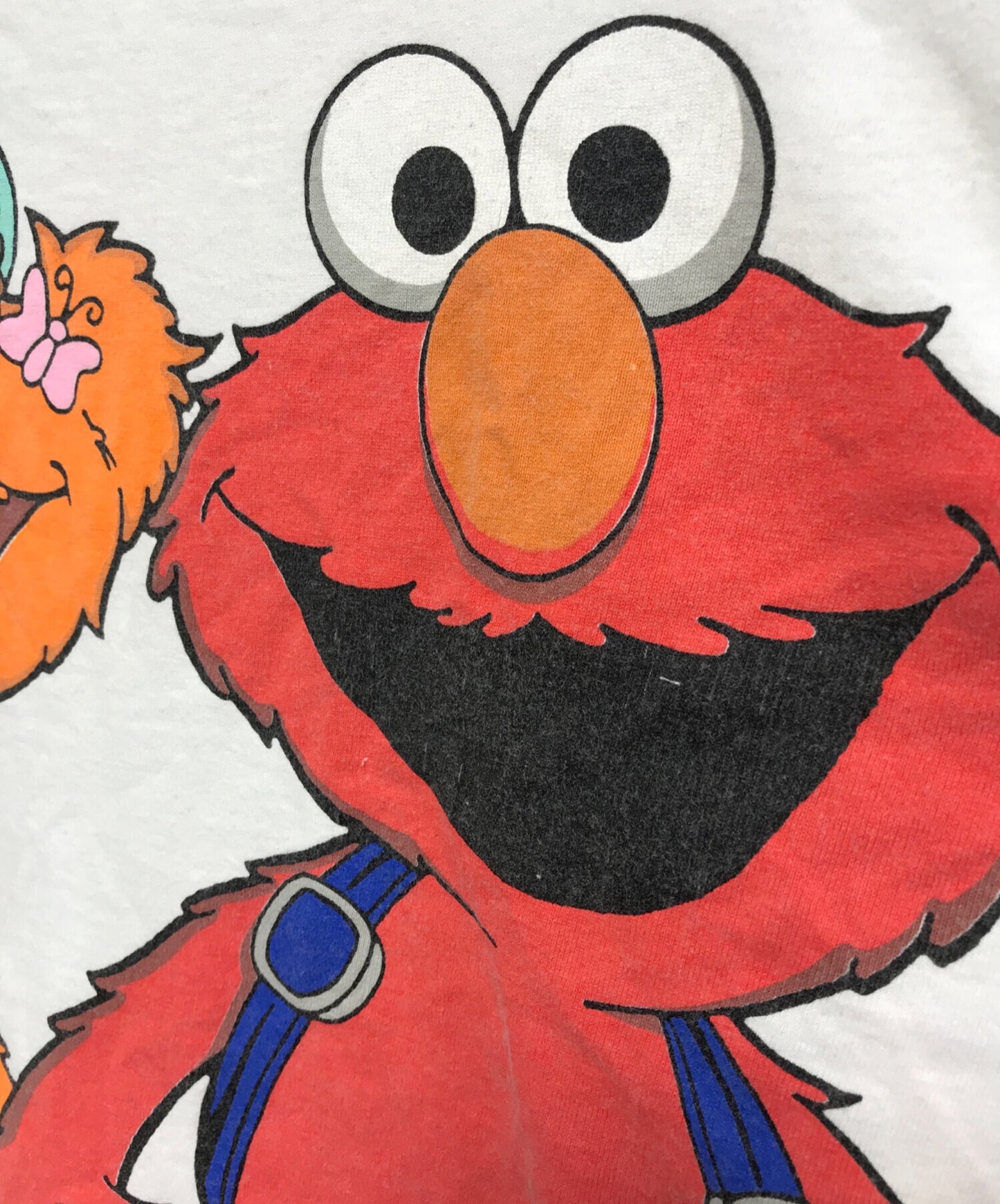 [Pre-owned] Character T-shirts 90s Sesame Street T-shirt