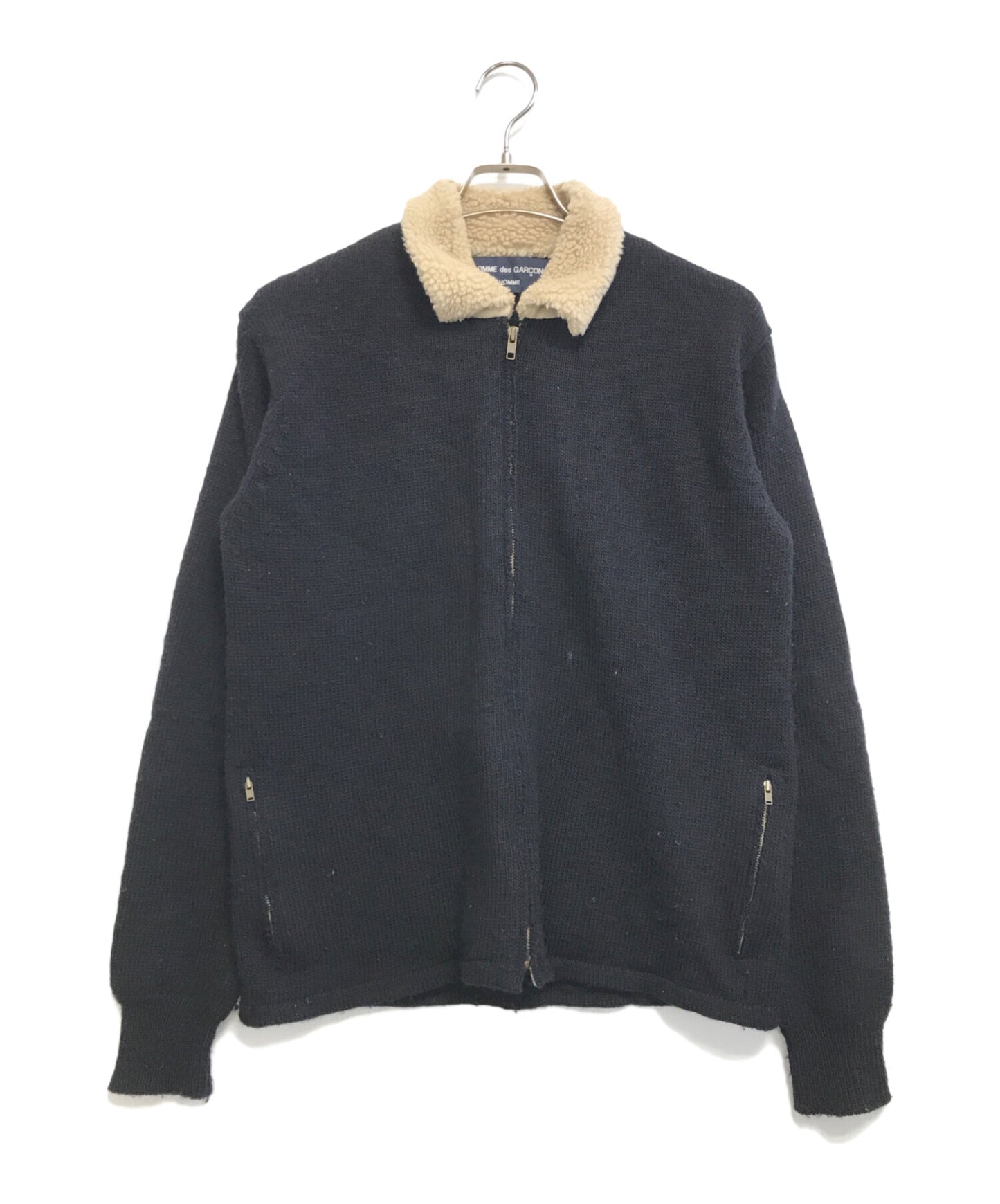 [Pre-owned] COMME des GARCONS HOMME zip-up knit jacket HP-N021