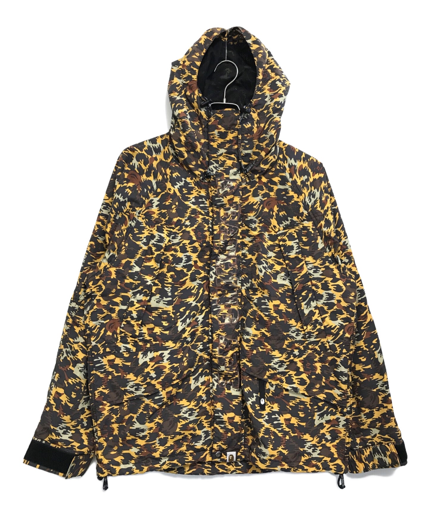 [Pre-owned] A BATHING APE Nylon parka with all-over pattern