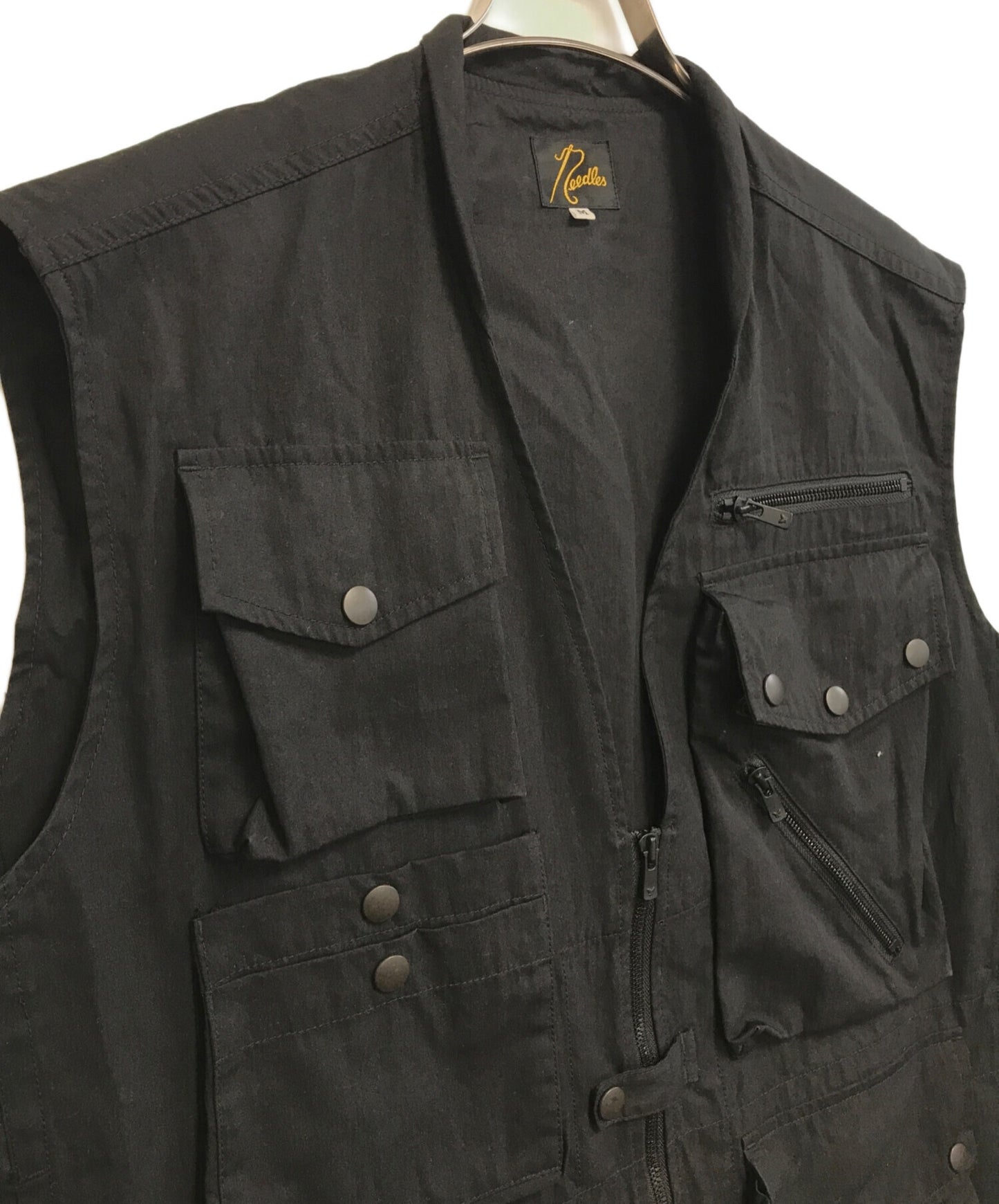 [Pre-owned] Needles FIELD VEST - C/N OXFORD CLOTH OT091