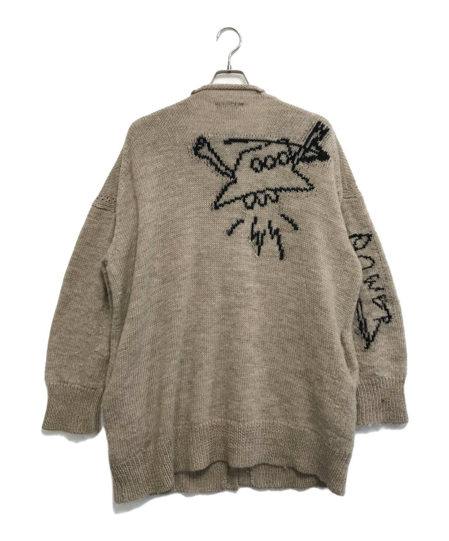 [Pre-owned] Y's UFO Pattern Knit Cardigan YC-K99-980