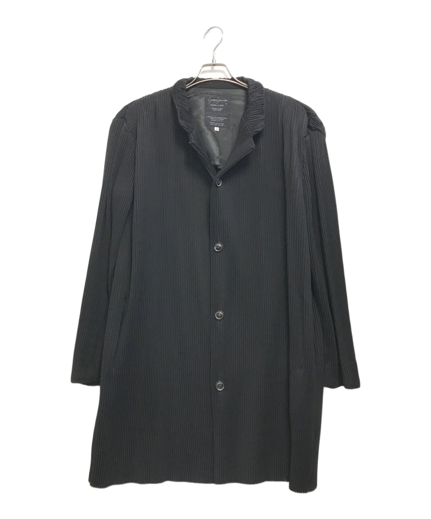 [Pre-owned] YOHJI YAMAMOTO POUR LA NUIT pleated coat