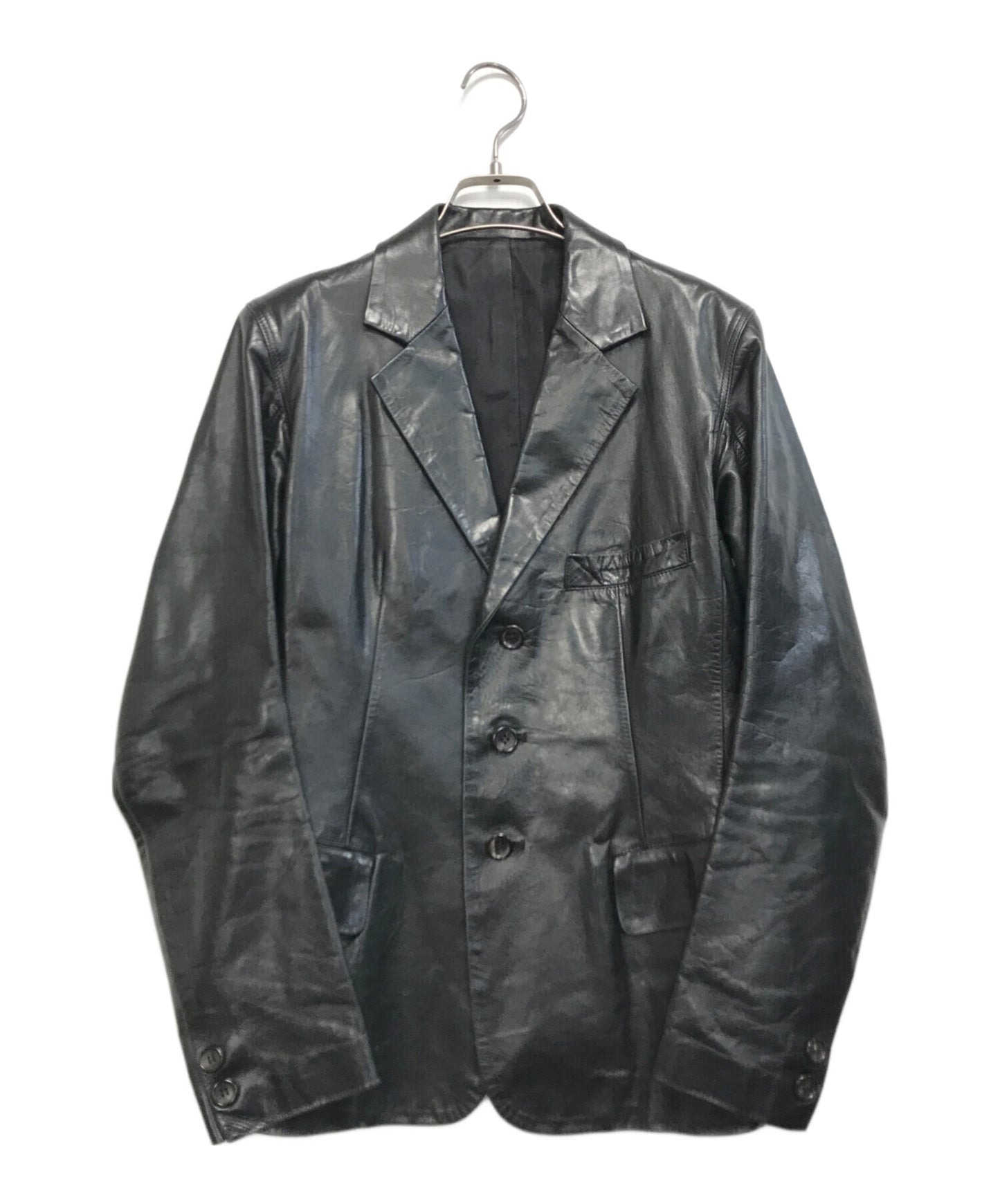 [Pre-owned] yohji yamamoto+noir Leather Tailored Jacket NY-J11-701