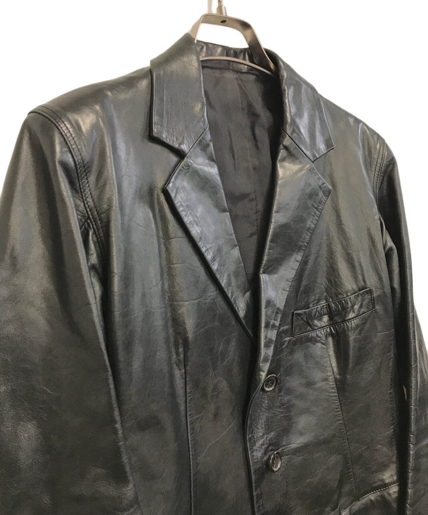 [Pre-owned] yohji yamamoto+noir Leather Tailored Jacket NY-J11-701