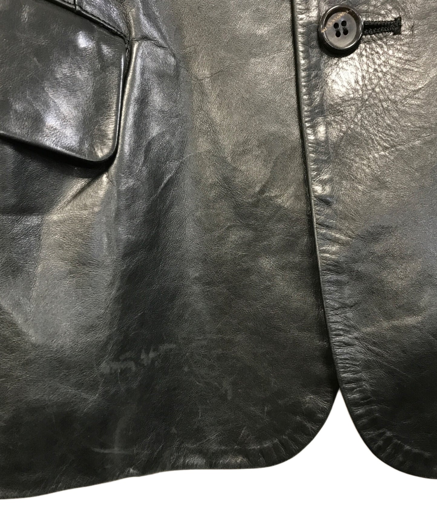 [Pre-owned] yohji yamamoto+noir Leather Tailored Jacket NY-J11-701