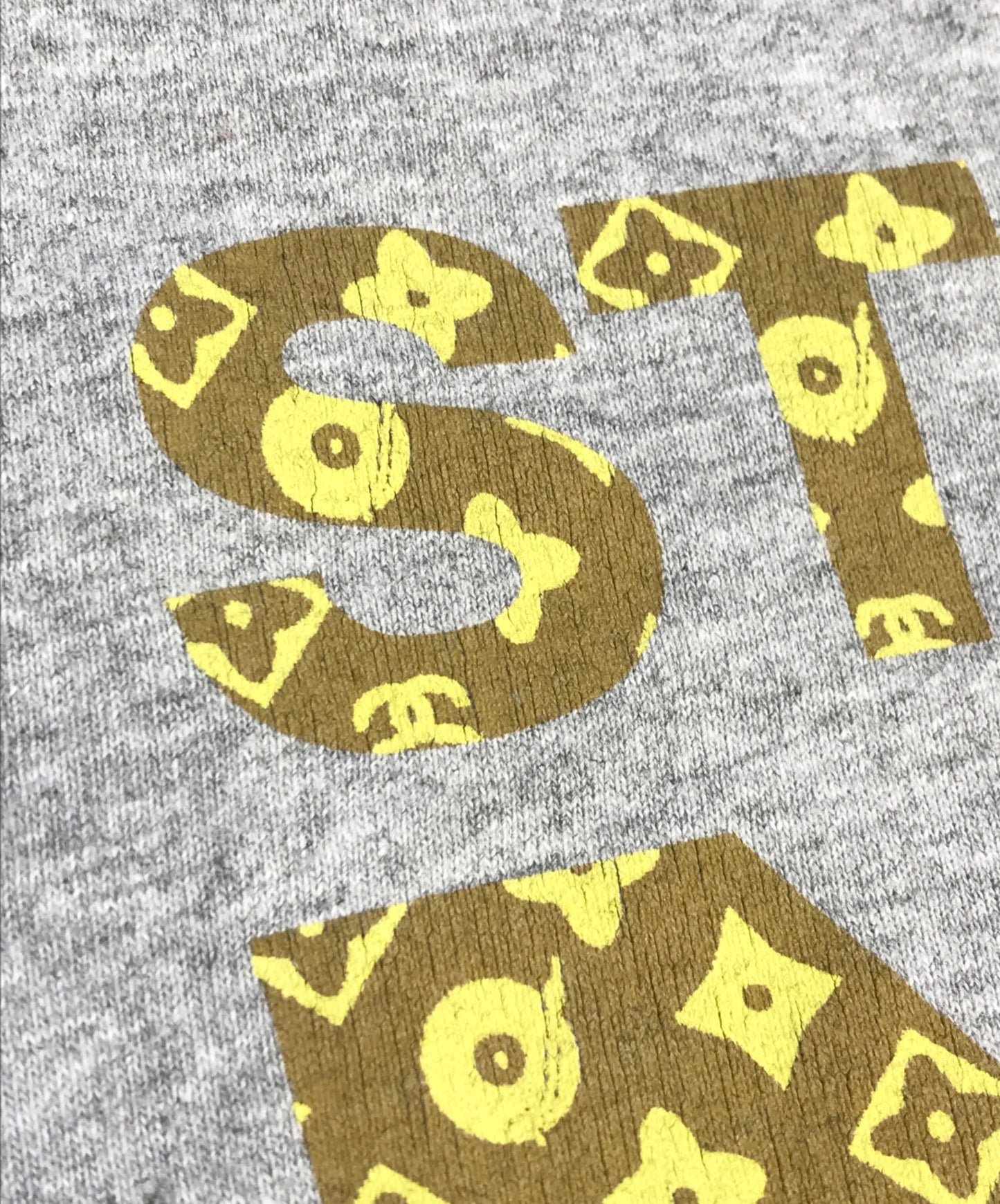 [Pre-owned] stussy Monogram Print T-Shirt