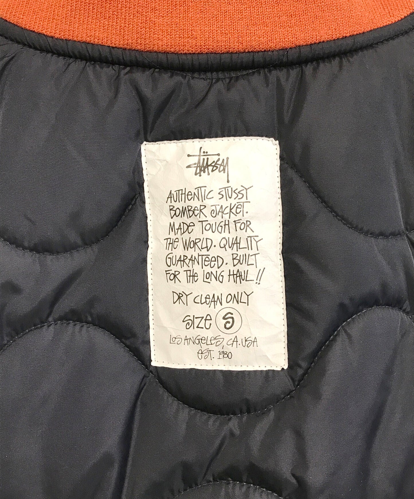 [Pre-owned] stussy BUILT REVERSIBLE BOMBER JACKET 115743