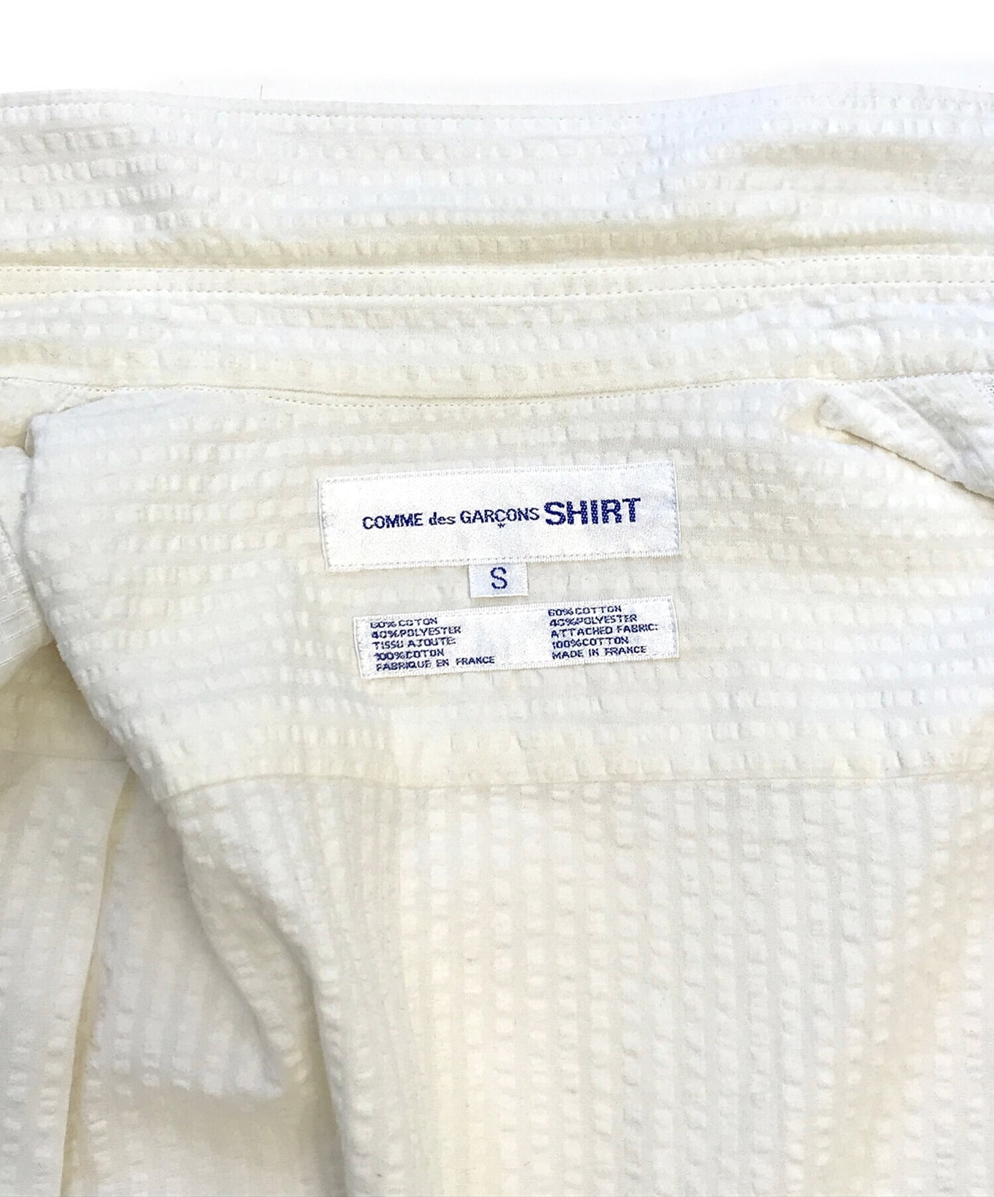 [Pre-owned] COMME des GARCONS SHIRT patchwork shirt S11037