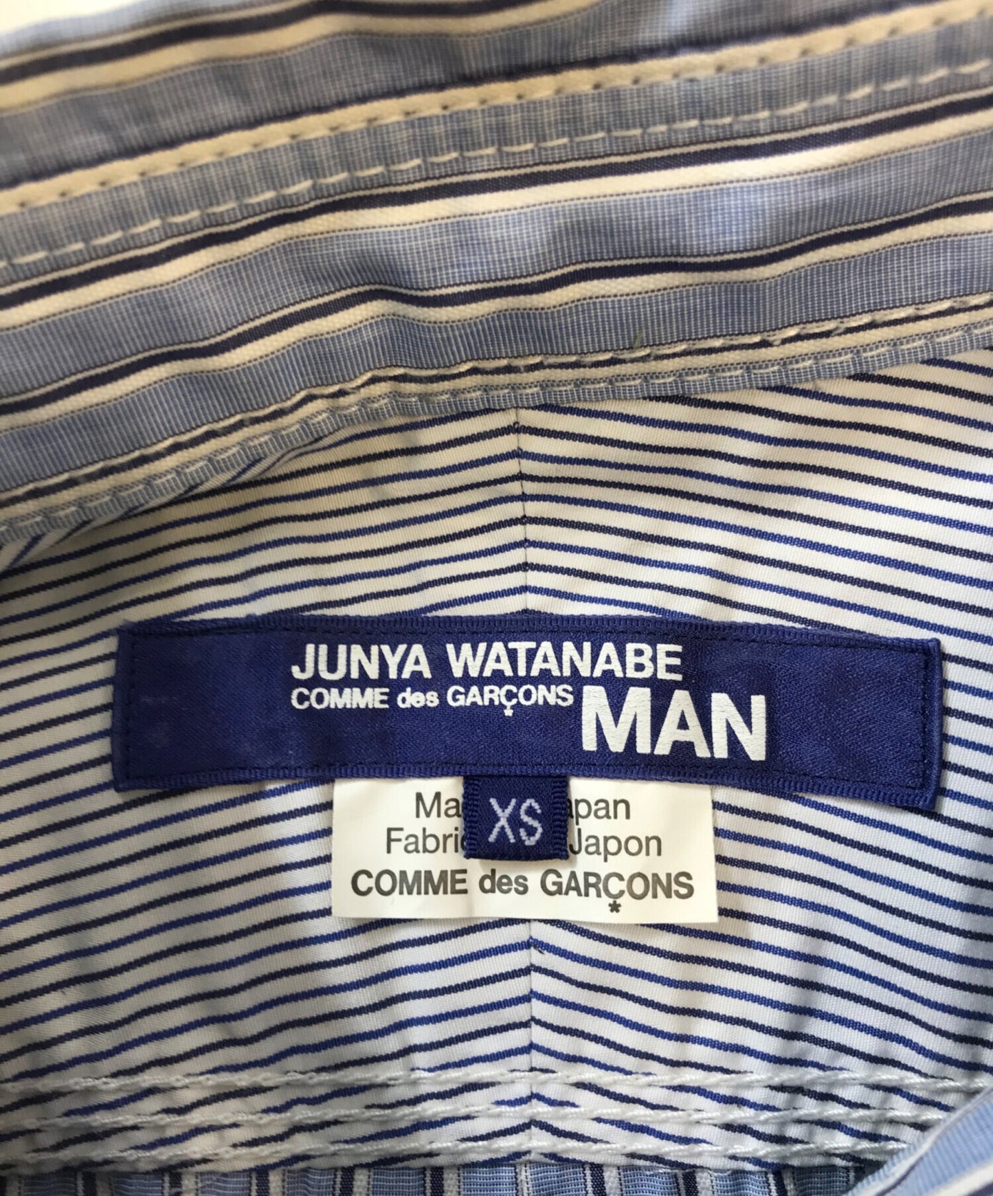[Pre-owned] COMME des GARCONS JUNYA WATANABE MAN Linen-blend transitional shirt WD-B029