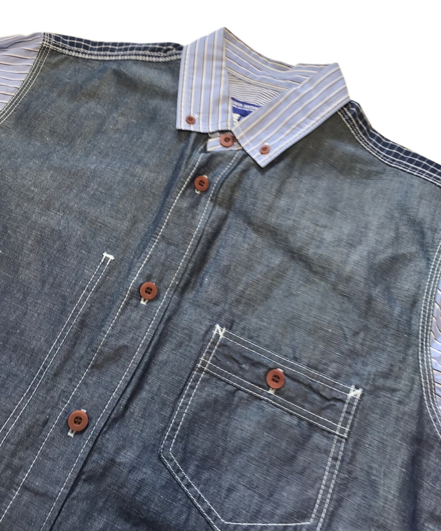 [Pre-owned] COMME des GARCONS JUNYA WATANABE MAN Linen-blend transitional shirt WD-B029