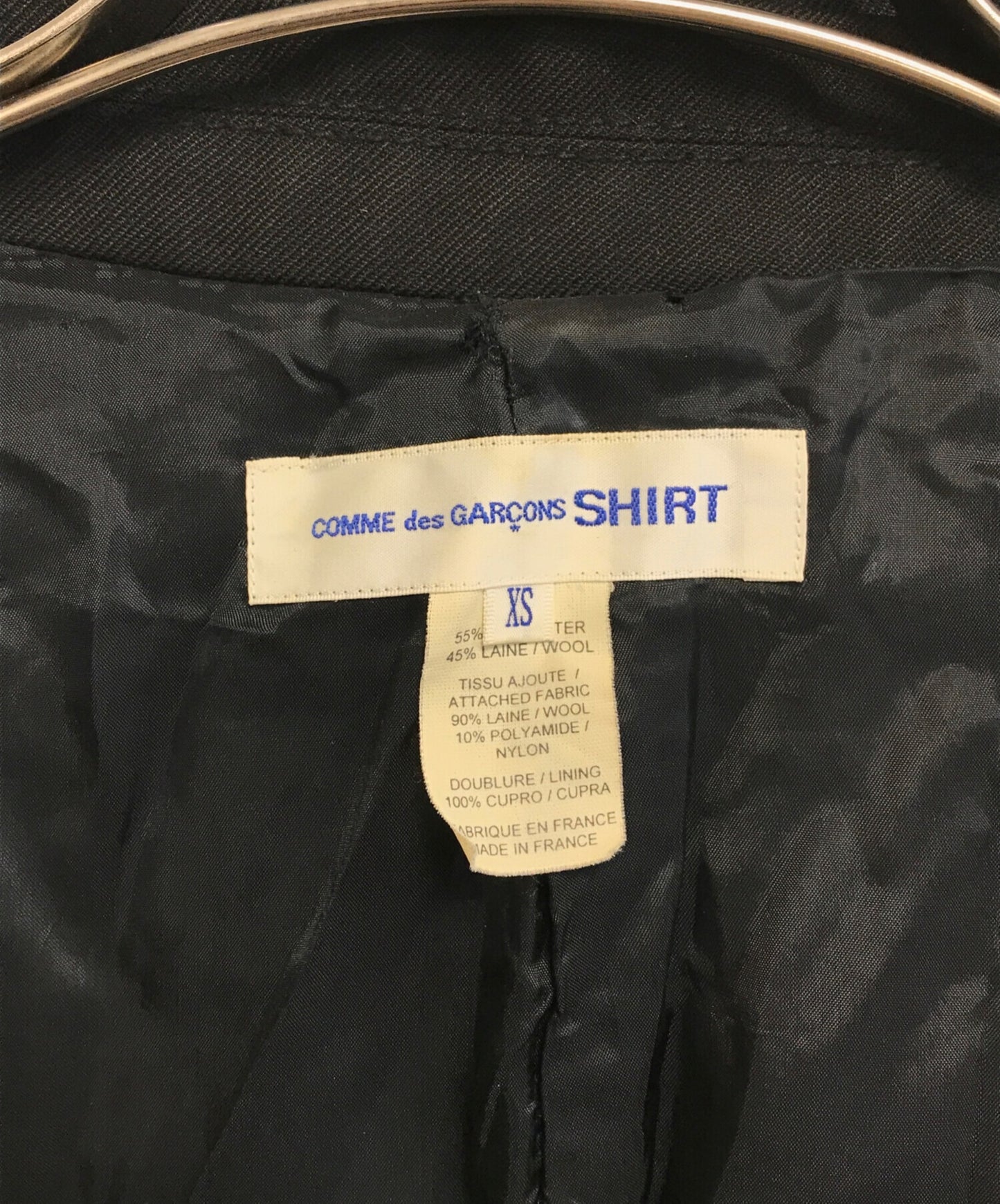 [Pre-owned] COMME des GARCONS SHIRT Paneled Tailored Jacket W19131