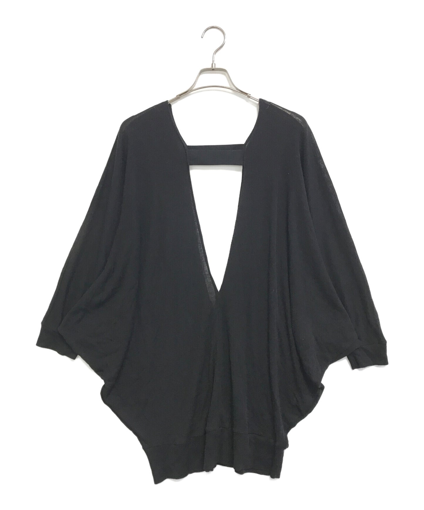 [Pre-owned] LIMI feu Sheer V-neck knit LD-T06-230