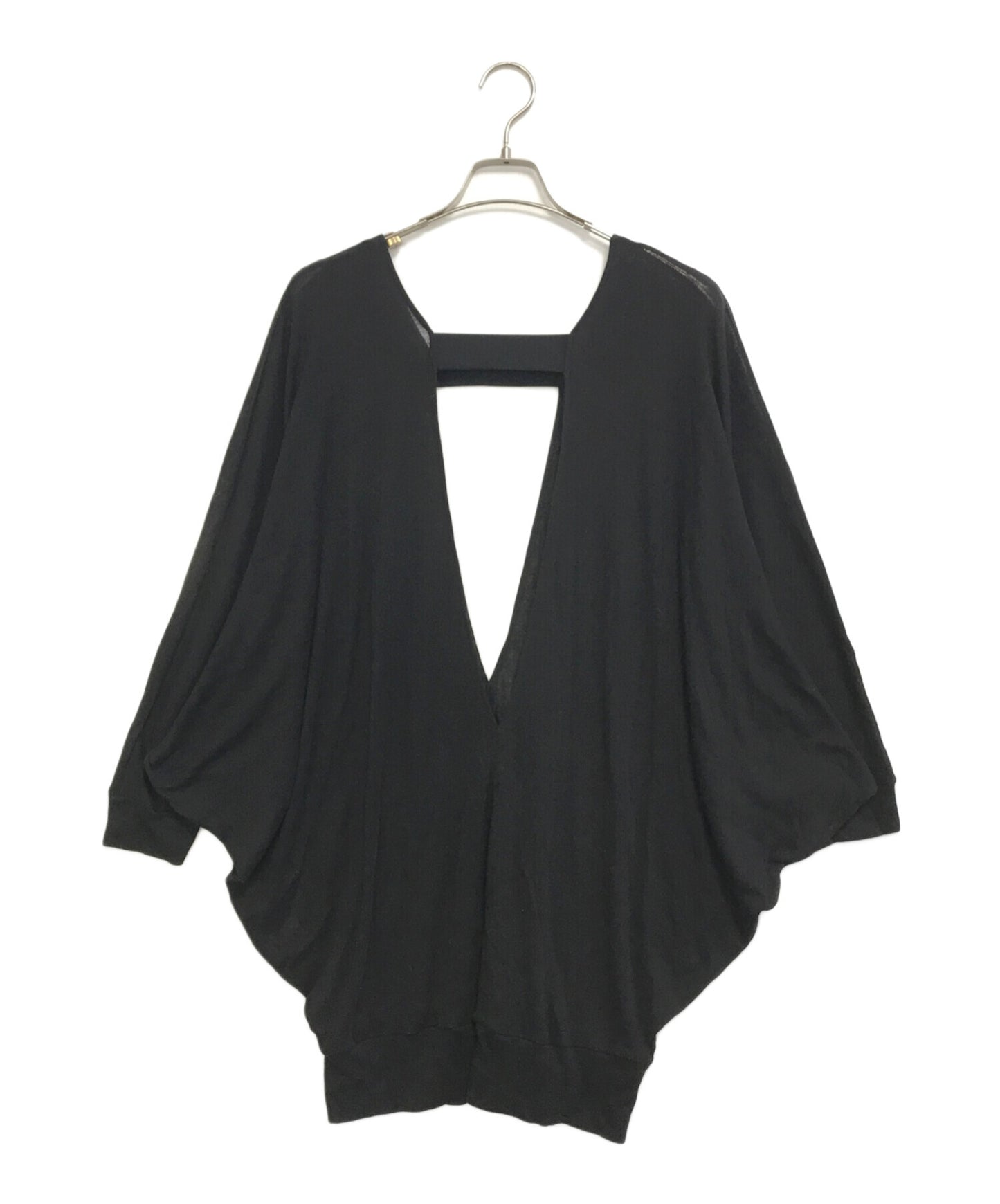 [Pre-owned] LIMI feu Sheer V-neck knit LD-T06-230