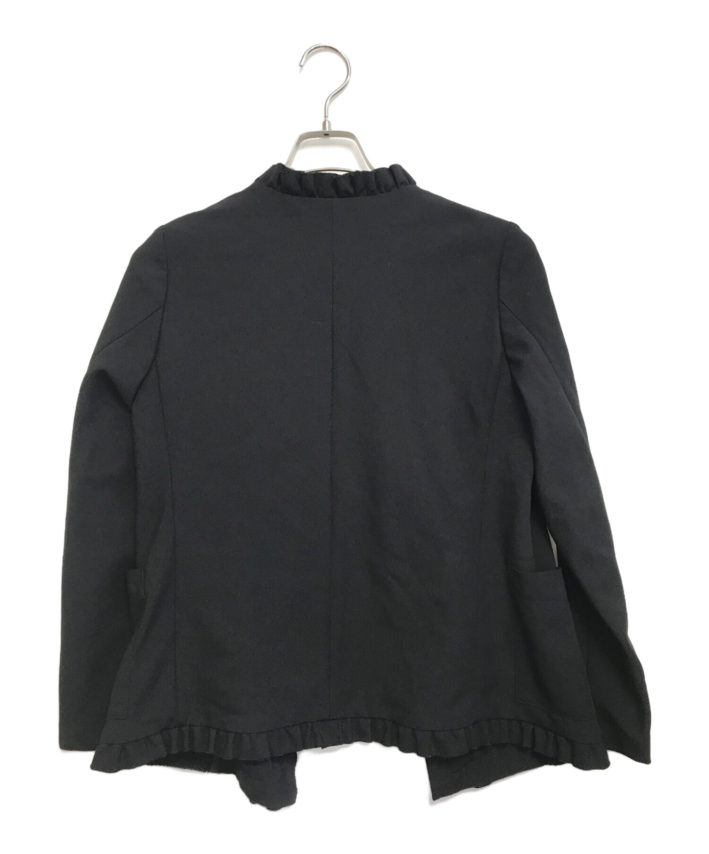 [Pre-owned] tricot COMME des GARCONS 00's Frilled Collarless Jacket TJ-10032M