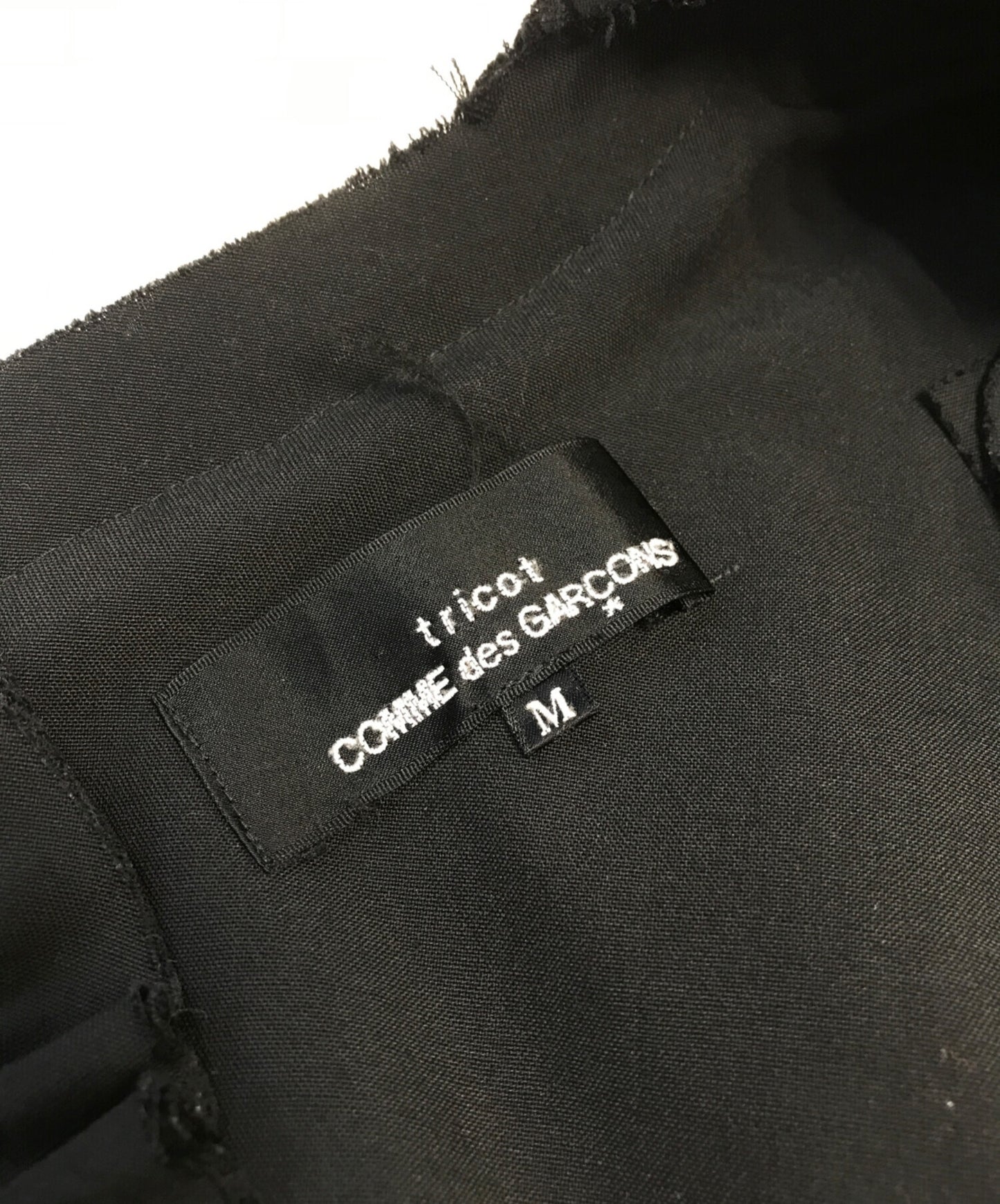 [Pre-owned] tricot COMME des GARCONS 00's Frilled Collarless Jacket TJ-10032M