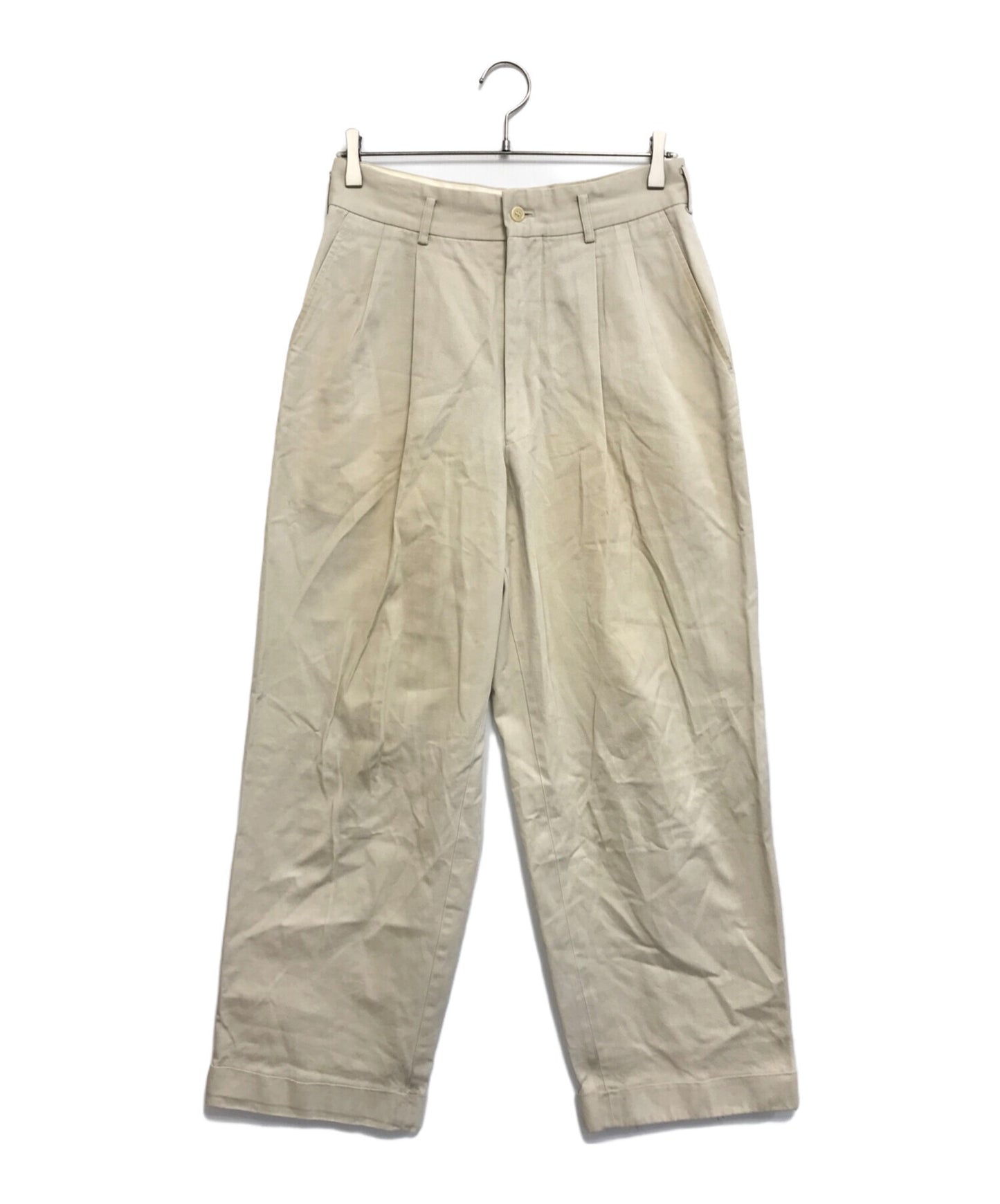 [Pre-owned] COMME des GARCONS HOMME 2-tuck chino pants HP-04047S
