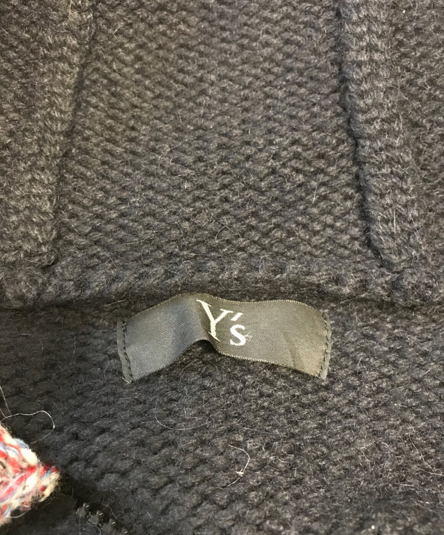 [Pre-owned] Y's Hood Trim Switched Double Zip Knit Coat MZ-K23-156