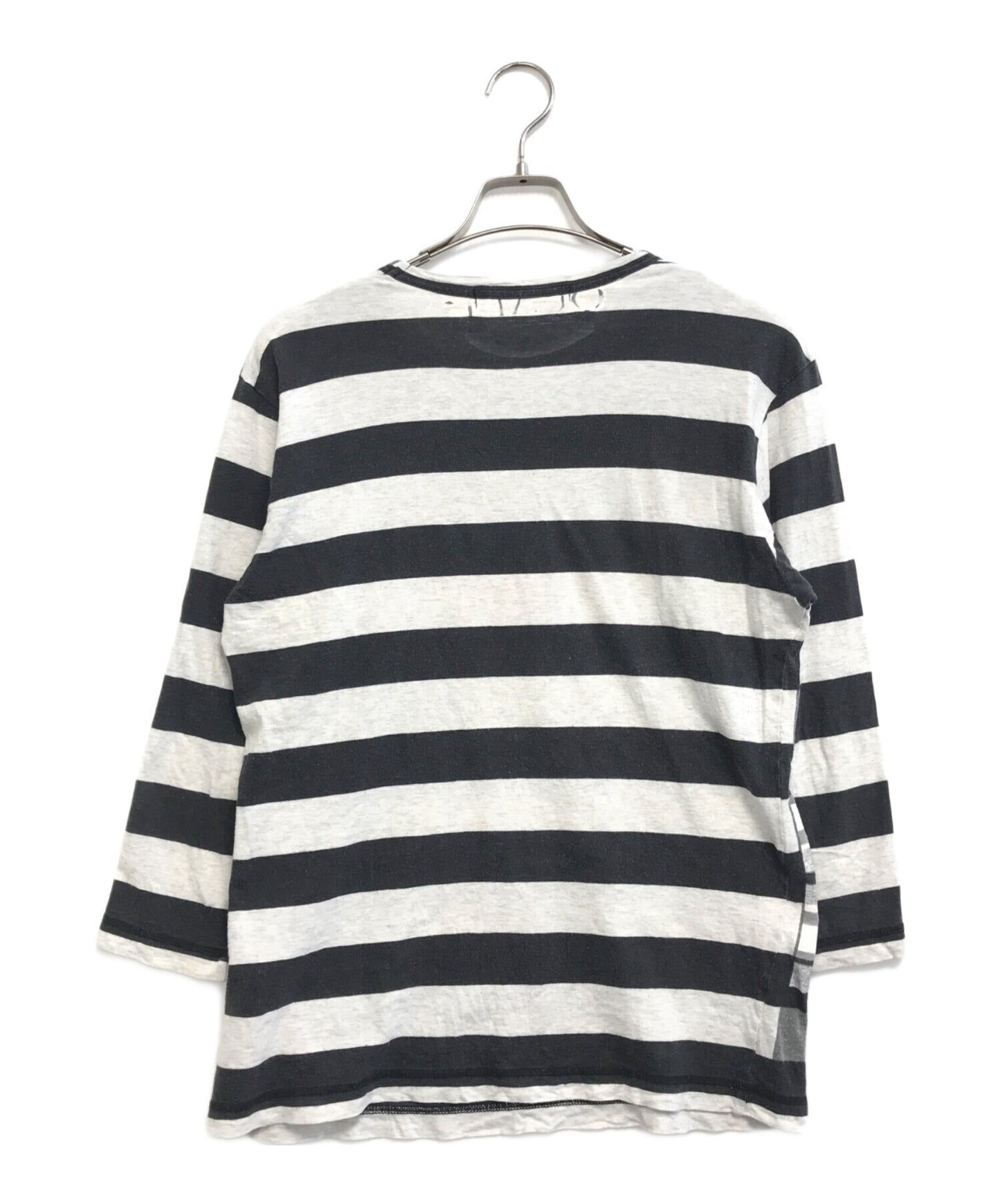 [Pre-owned] JUNYA WATANABE COMME des GARCONS Striped cut and sewn with corporate collaboration transfer print WA-T033