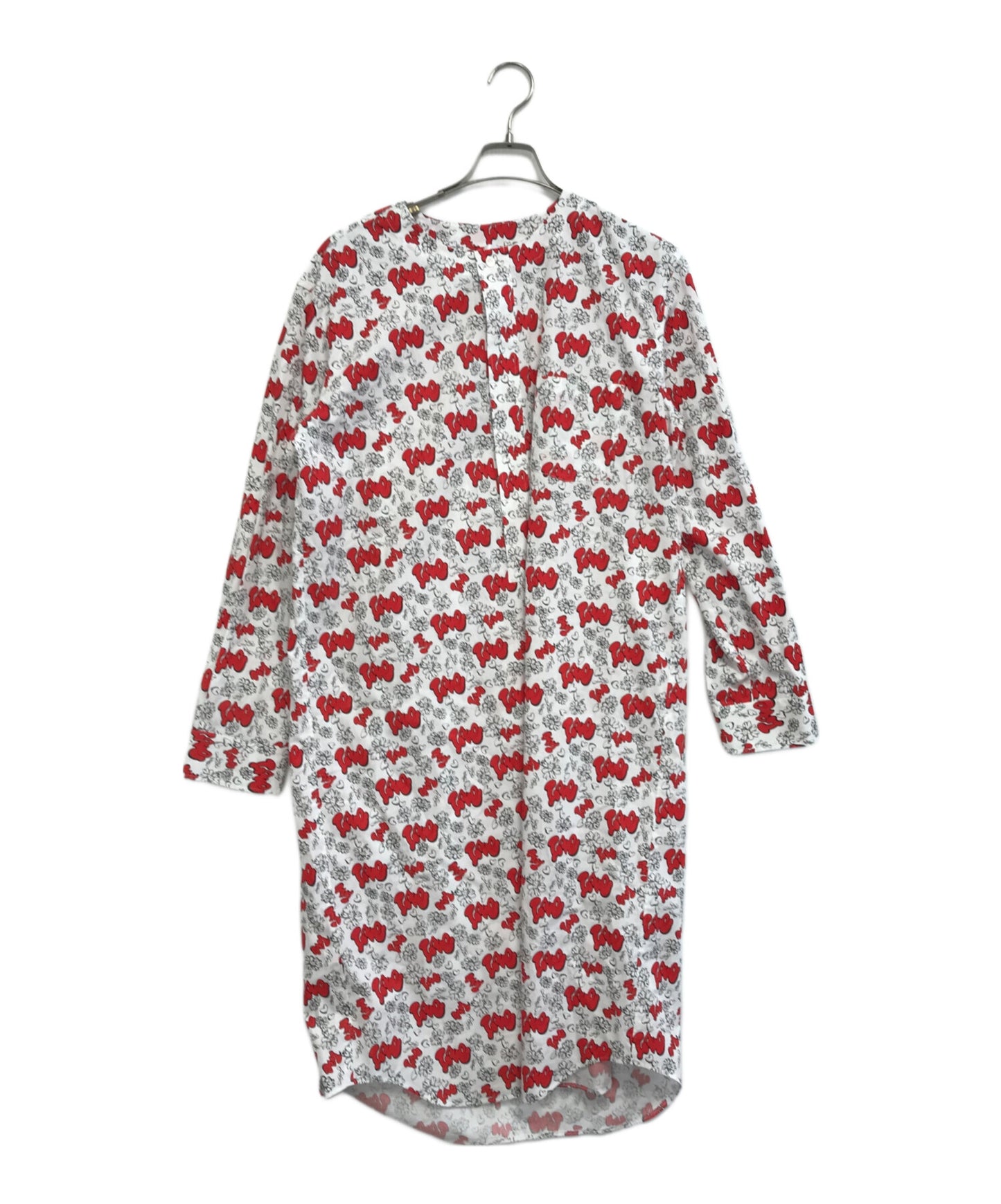 [Pre-owned] TAO COMME des GARCONS Flower Print Shirt Dress TK-O012