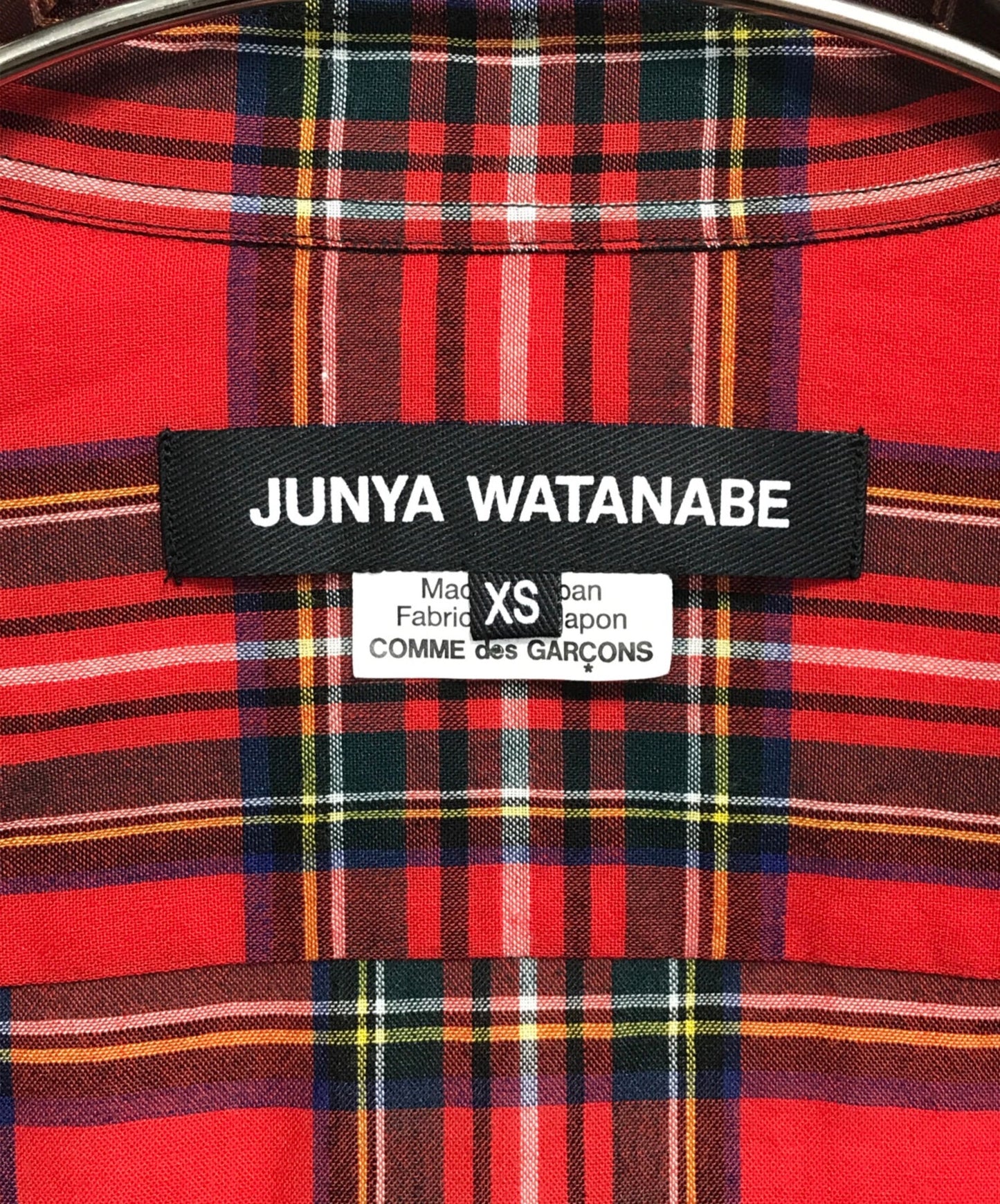 [Pre-owned] JUNYA WATANABE COMME des GARCONS tartan plaid shirt JK-B016