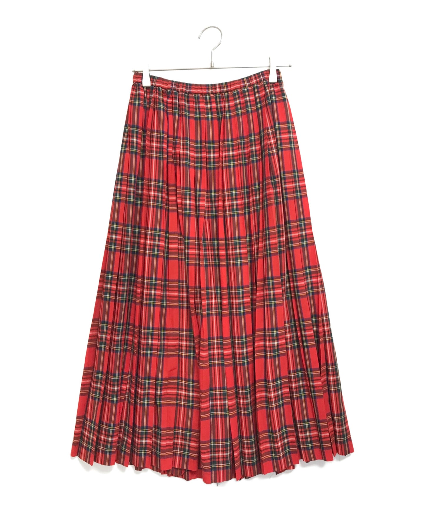 [Pre-owned] JUNYA WATANABE COMME des GARCONS tartan plaid pleated skirt JK-S014