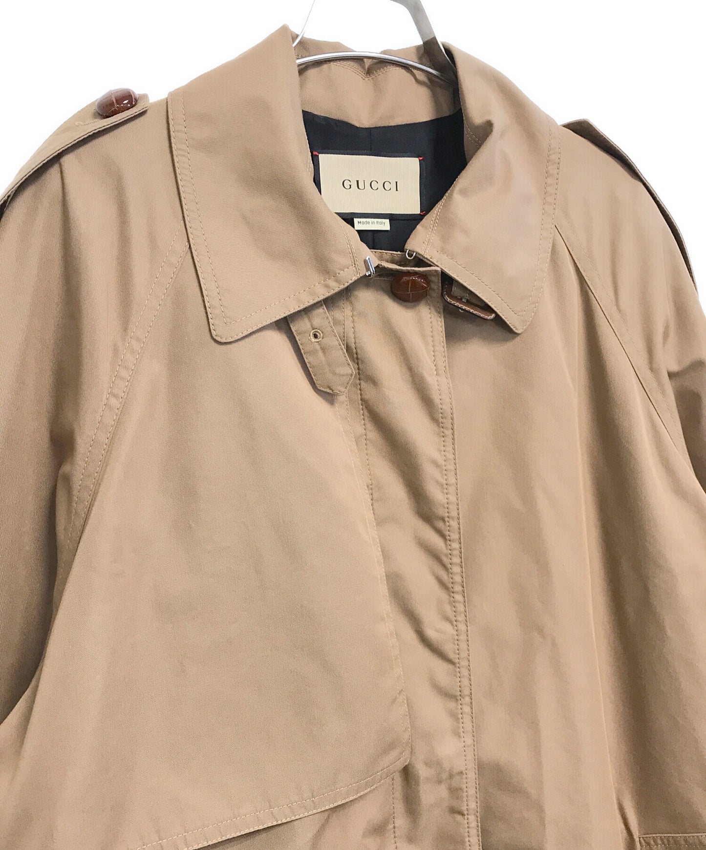 [Pre-owned] GUCCI layered trench coat 731058 Z8BDG