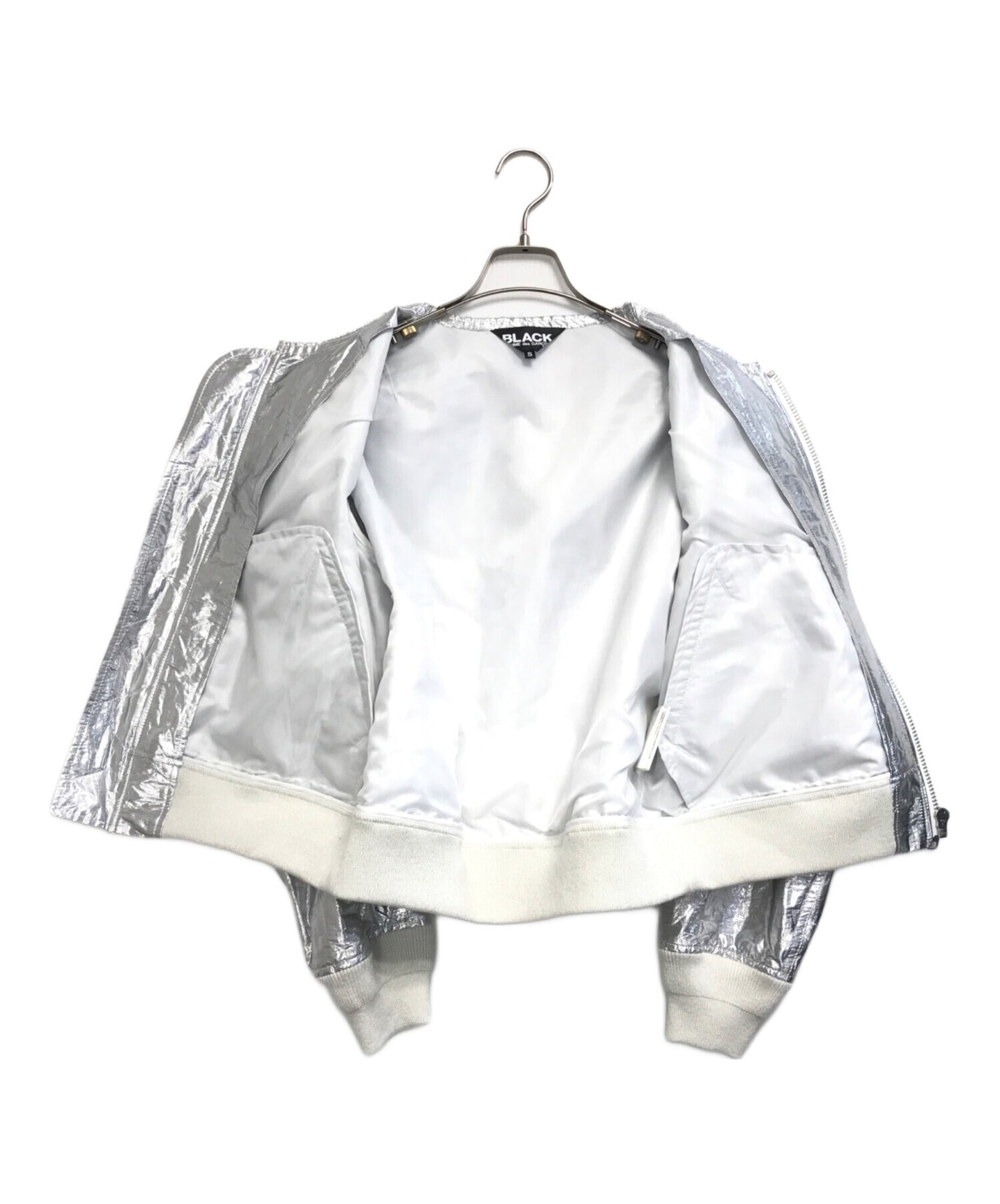 [Pre-owned] BLACK COMME des GARCONS Metallic Bomber Jacket 1M-J013