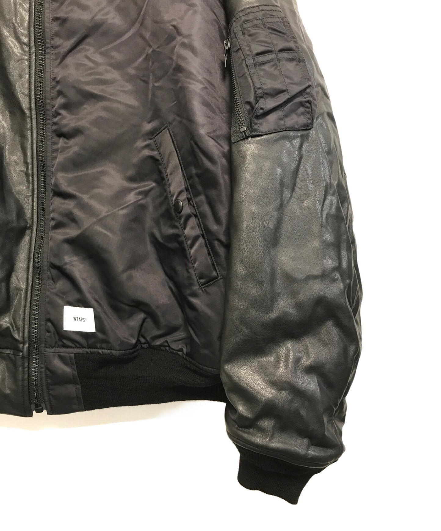 [Pre-owned] WTAPS MA-1 jacket with different material switching 192BRNHD-JKM02S