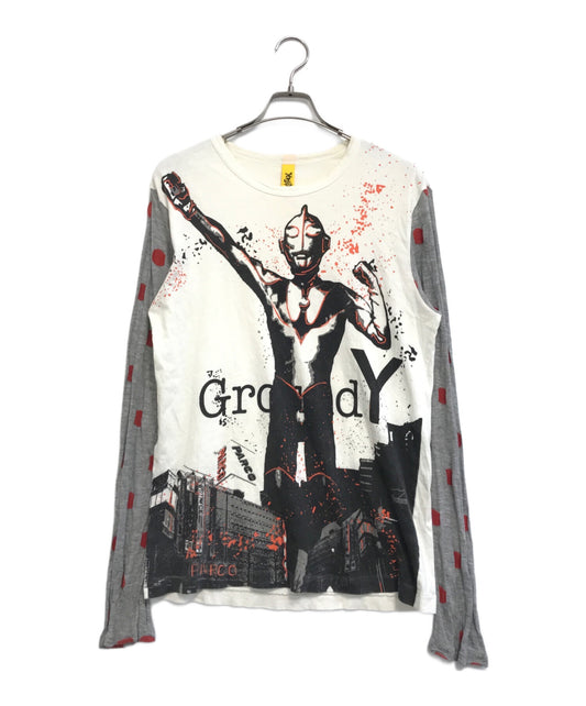 [Pre-owned] GROUND Y Collaboration L/S printed cut & sewn GH-T17-804