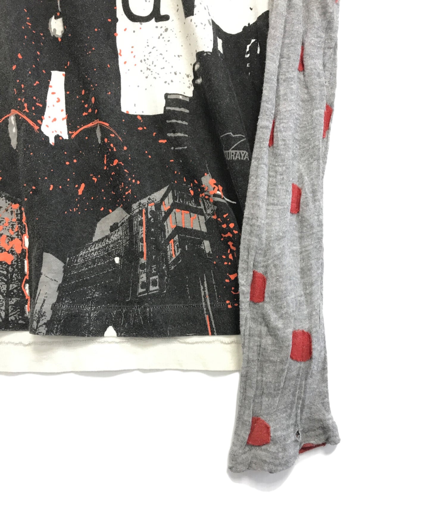 [Pre-owned] GROUND Y Collaboration L/S printed cut & sewn GH-T17-804